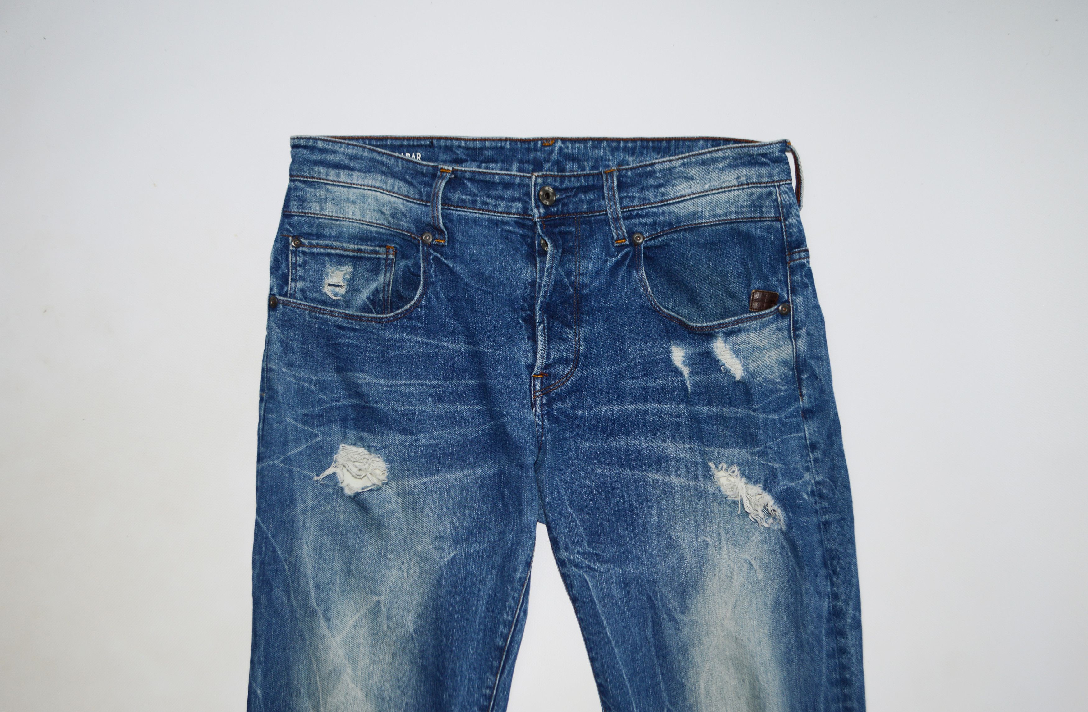 G-Star G-Star Radar Loose Distressed Denim Jean Size US 32 / EU 48 - 2 Thumbnail