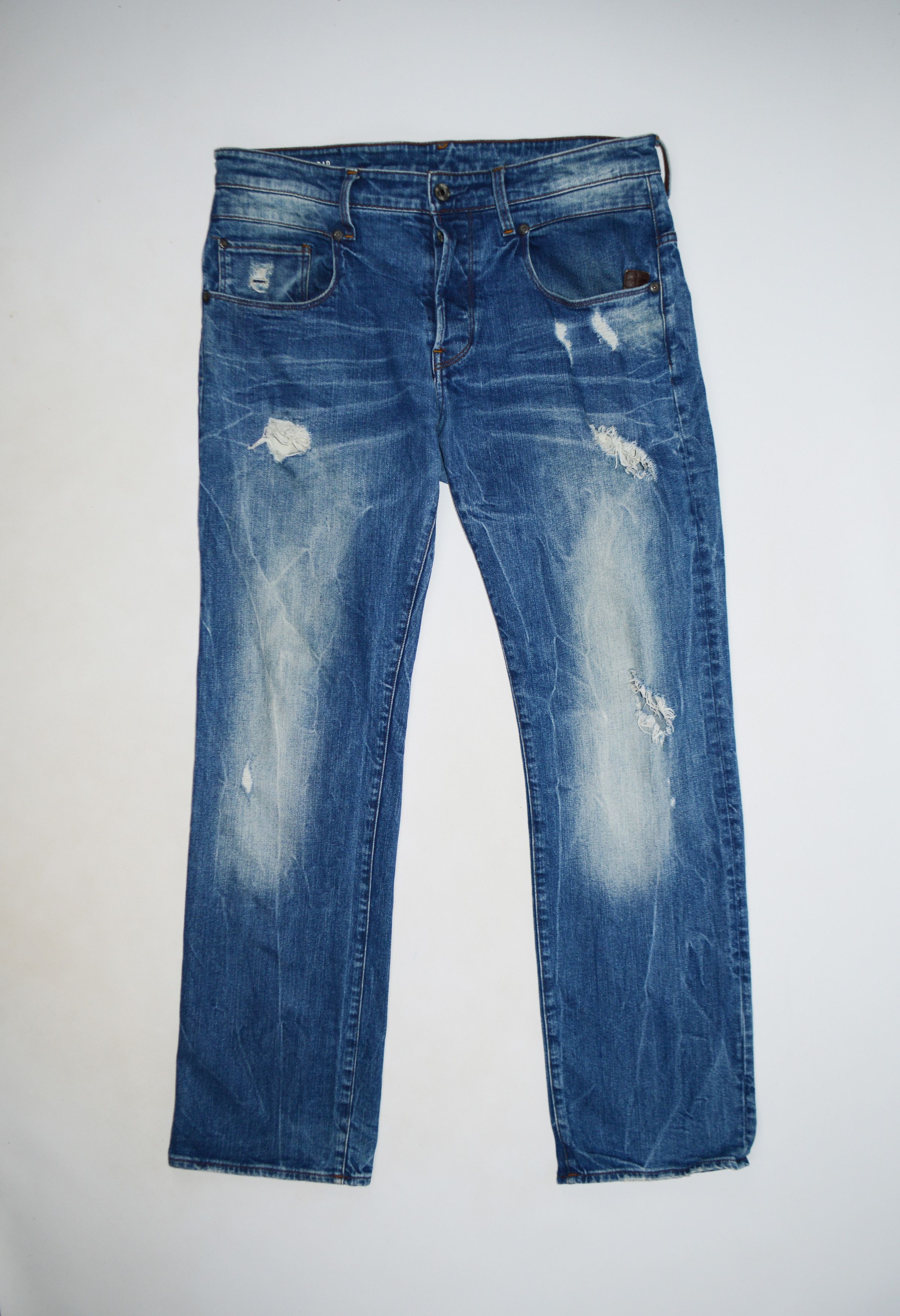 G-Star G-Star Radar Loose Distressed Denim Jean Size US 32 / EU 48 - 1 Thumbnail