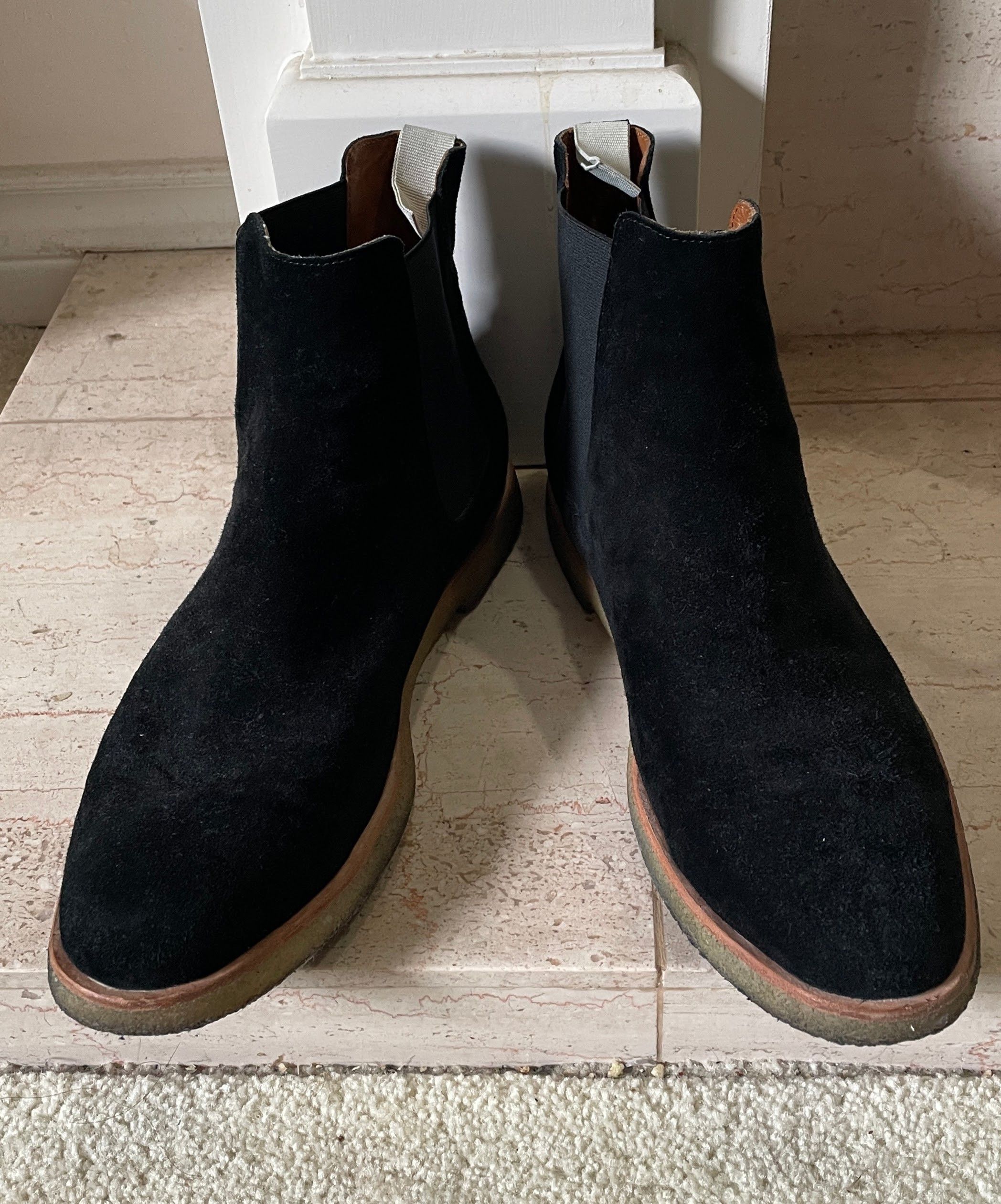 image of Common Projects Black Suede Boot - 43 (Us9.5 -10) in Tan, Men's