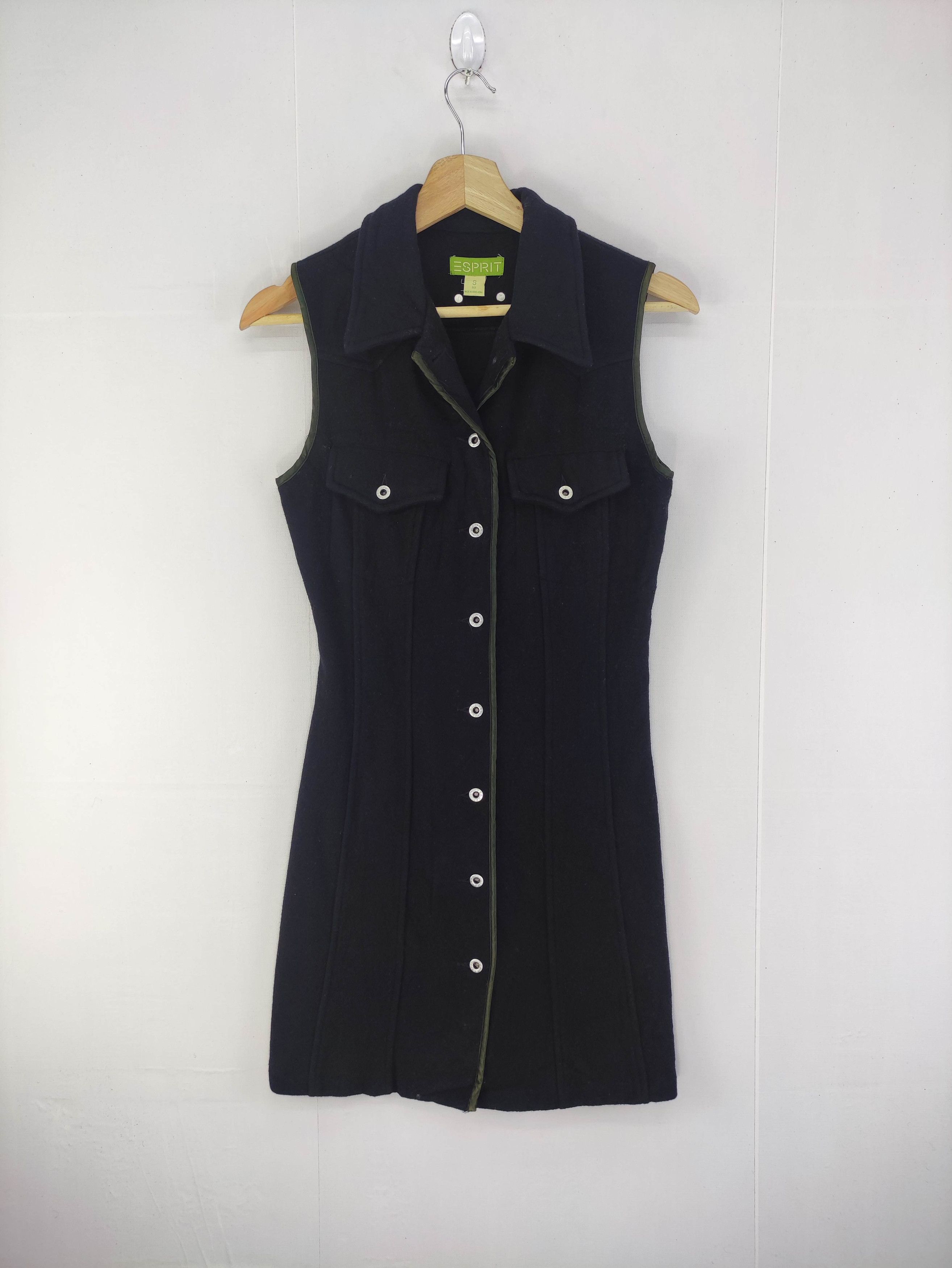 Esprit Vintage Esprit Midi Jumper Dress Wool Jacket Size XXS / US 00 / IT 34 - 1 Thumbnail