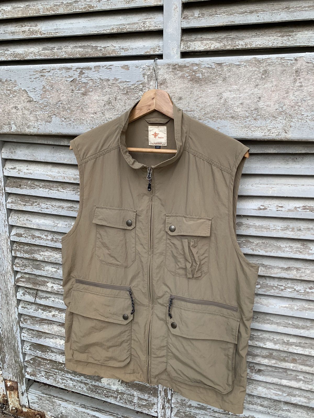 Vintage 👹Vintage Faded Foxfire Brown Vest Size US L / EU 52-54 / 3 - 4 Thumbnail