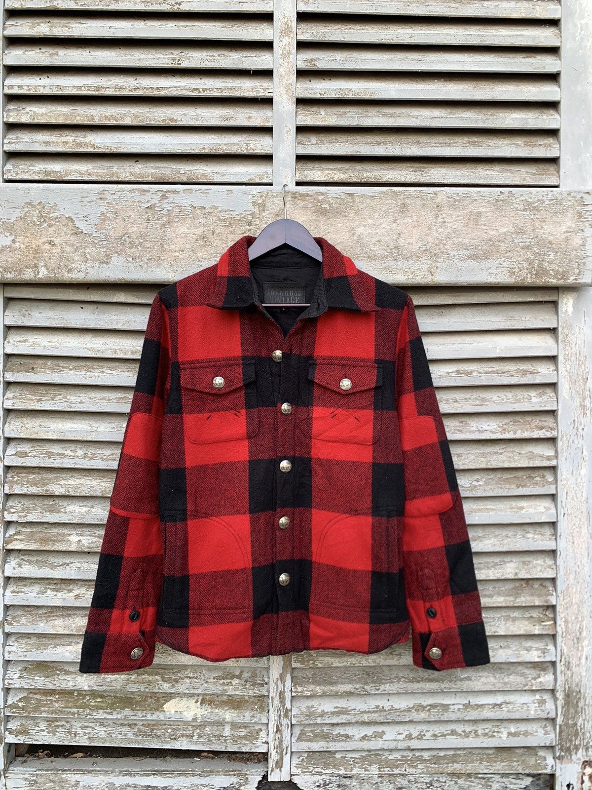 AC/DC 🪖Vintage AC/DC BACK IN BLACK Flannels Button Up Jacket Size US S / EU 44-46 / 1 - 4 Thumbnail