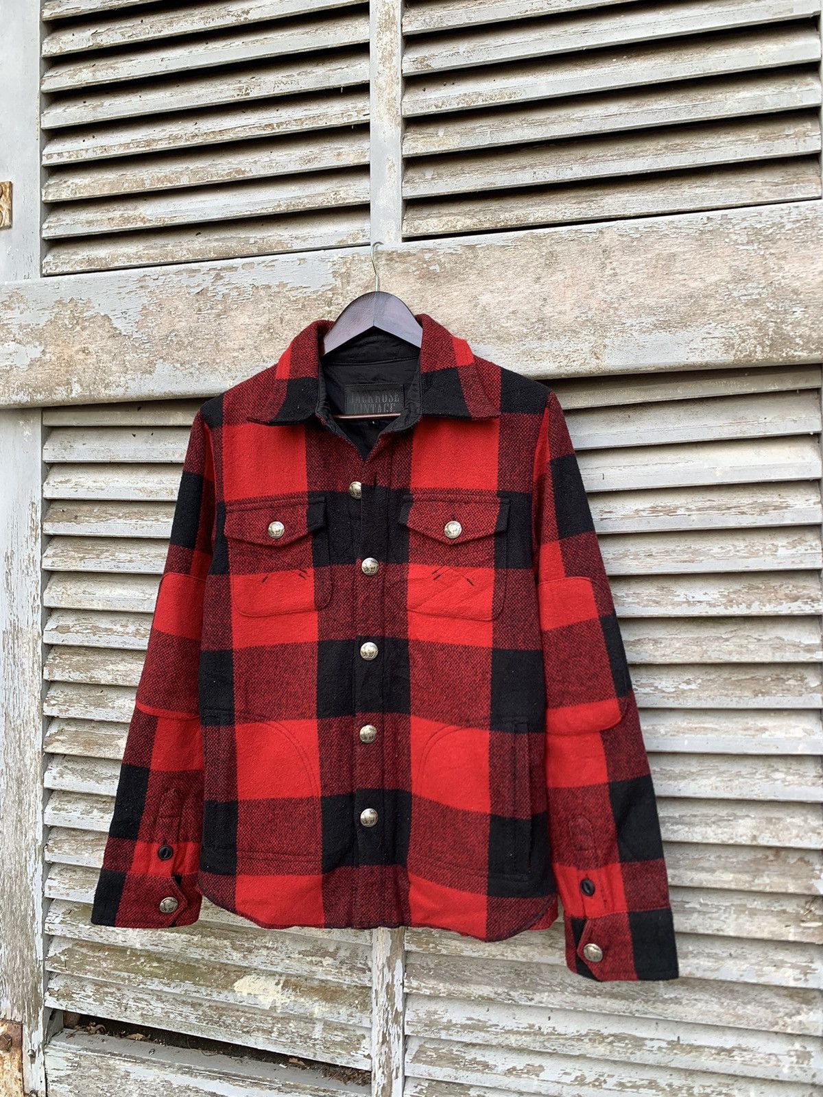 AC/DC 🪖Vintage AC/DC BACK IN BLACK Flannels Button Up Jacket Size US S / EU 44-46 / 1 - 2 Thumbnail