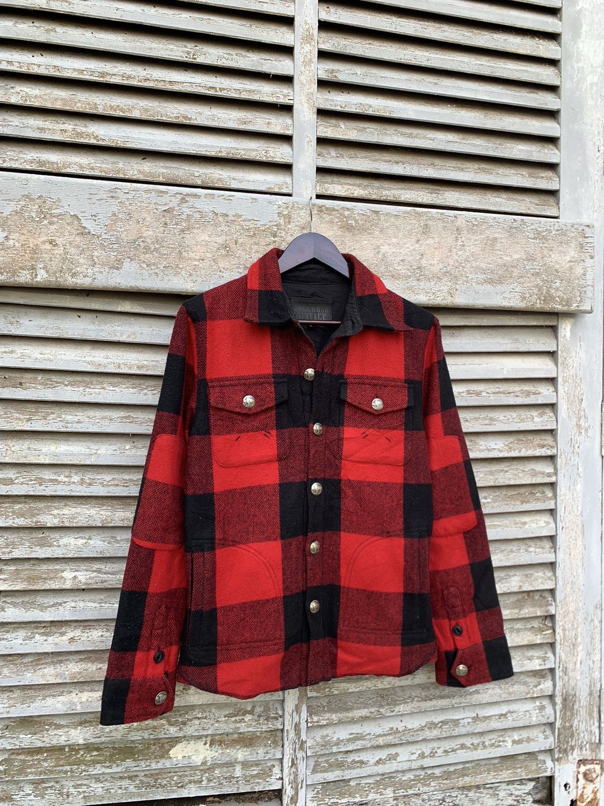 AC/DC 🪖Vintage AC/DC BACK IN BLACK Flannels Button Up Jacket Size US S / EU 44-46 / 1 - 5 Thumbnail
