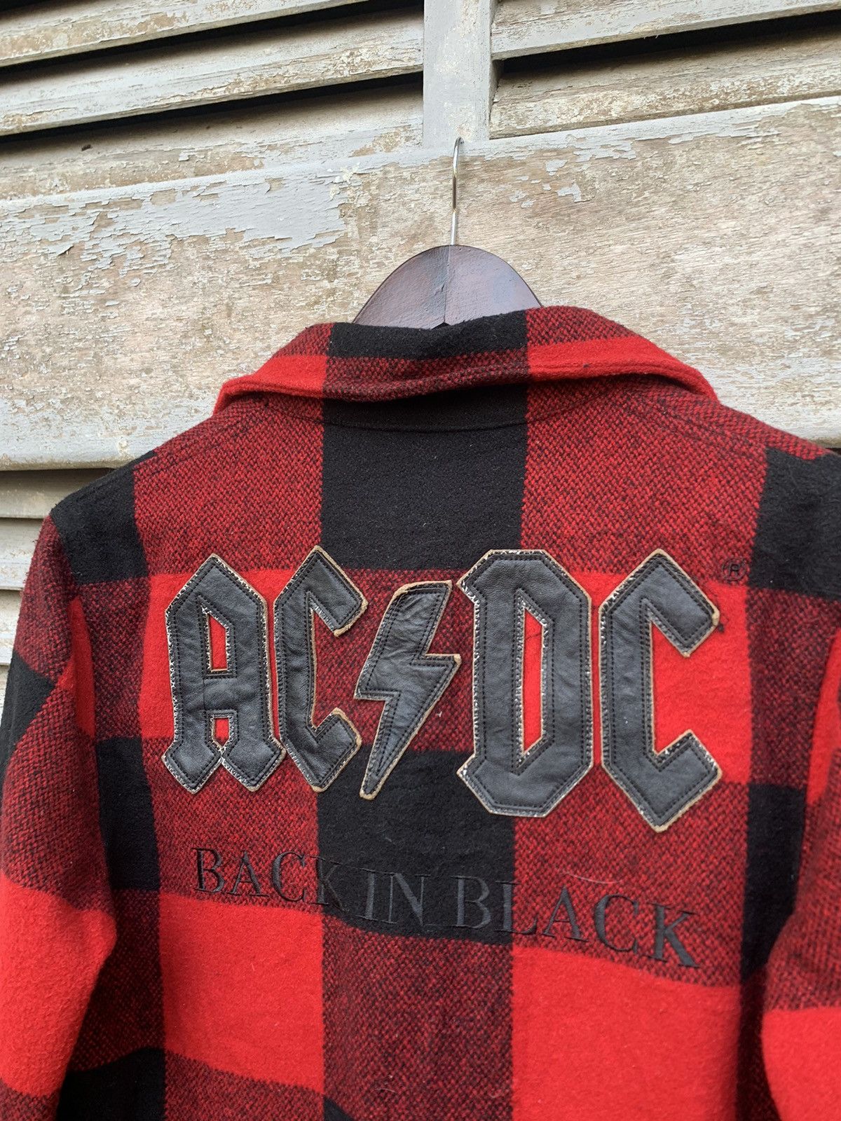 AC/DC 🪖Vintage AC/DC BACK IN BLACK Flannels Button Up Jacket Size US S / EU 44-46 / 1 - 14 Thumbnail