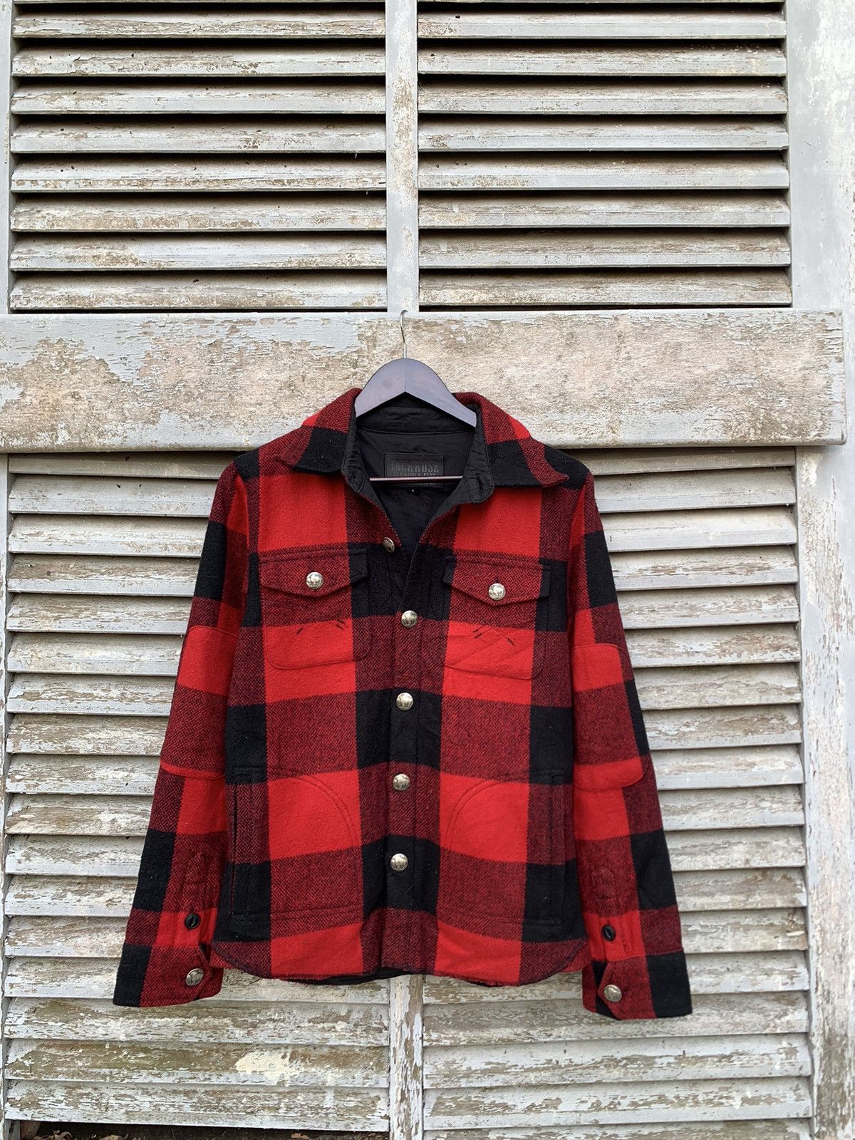 AC/DC 🪖Vintage AC/DC BACK IN BLACK Flannels Button Up Jacket Size US S / EU 44-46 / 1 - 1 Thumbnail