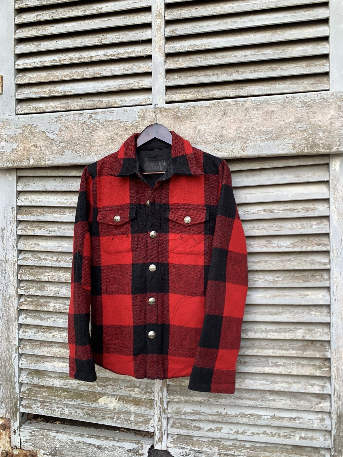 AC/DC 🪖Vintage AC/DC BACK IN BLACK Flannels Button Up Jacket Size US S / EU 44-46 / 1 - 9 Thumbnail