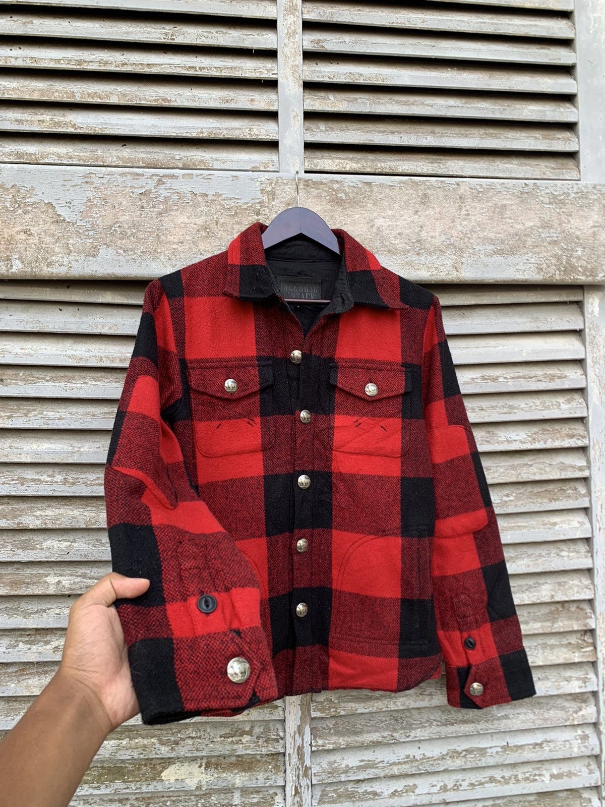 AC/DC 🪖Vintage AC/DC BACK IN BLACK Flannels Button Up Jacket Size US S / EU 44-46 / 1 - 8 Thumbnail