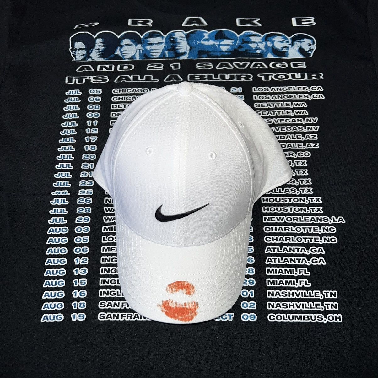 Drake × Nike Nike DRAKE TOUR ITS ALL A BLUR TOUR HAT Size ONE SIZE - 1 Thumbnail