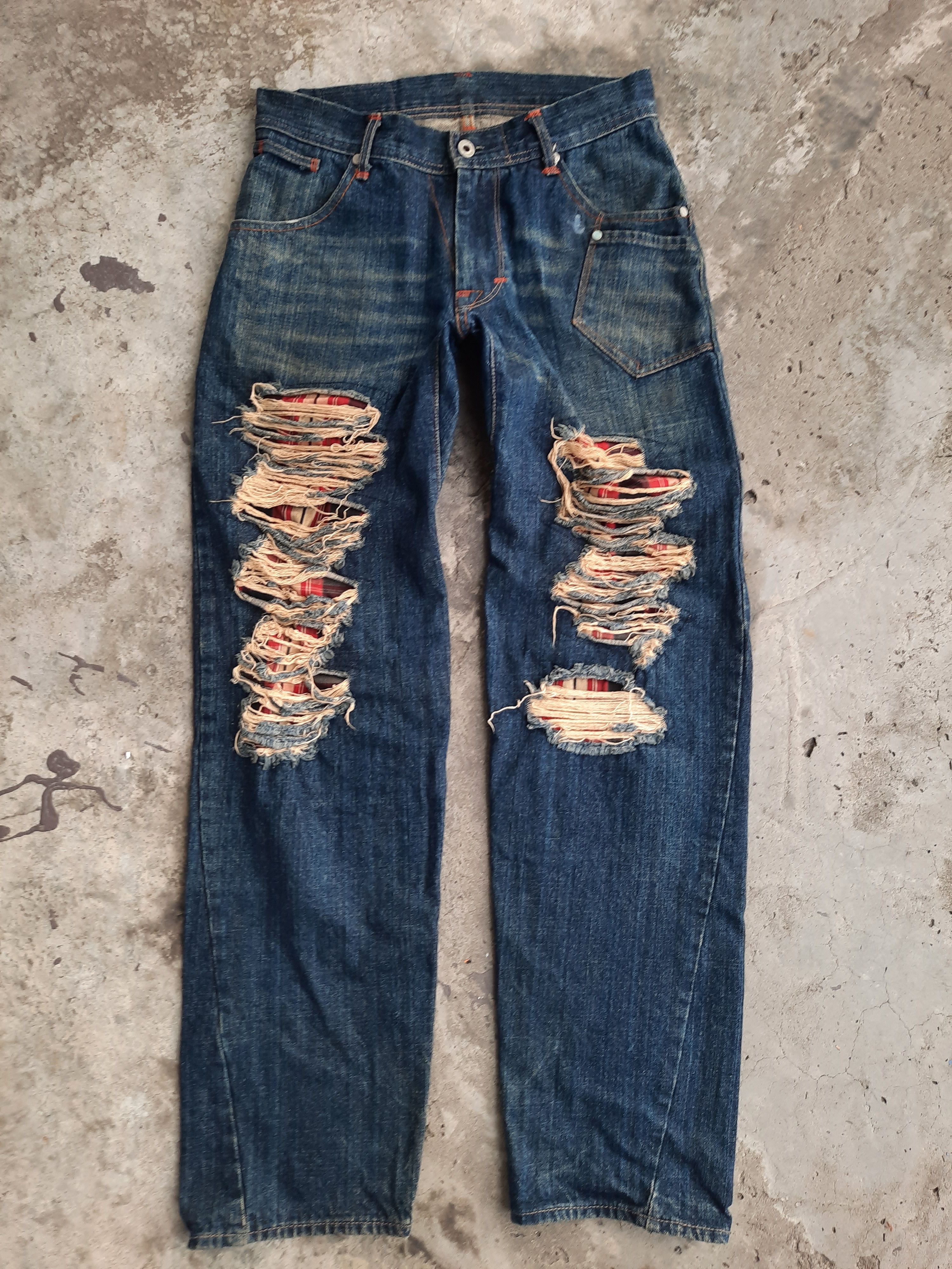 Oni Vintage Oni Distressed Denim Size US 31 - 1 Thumbnail