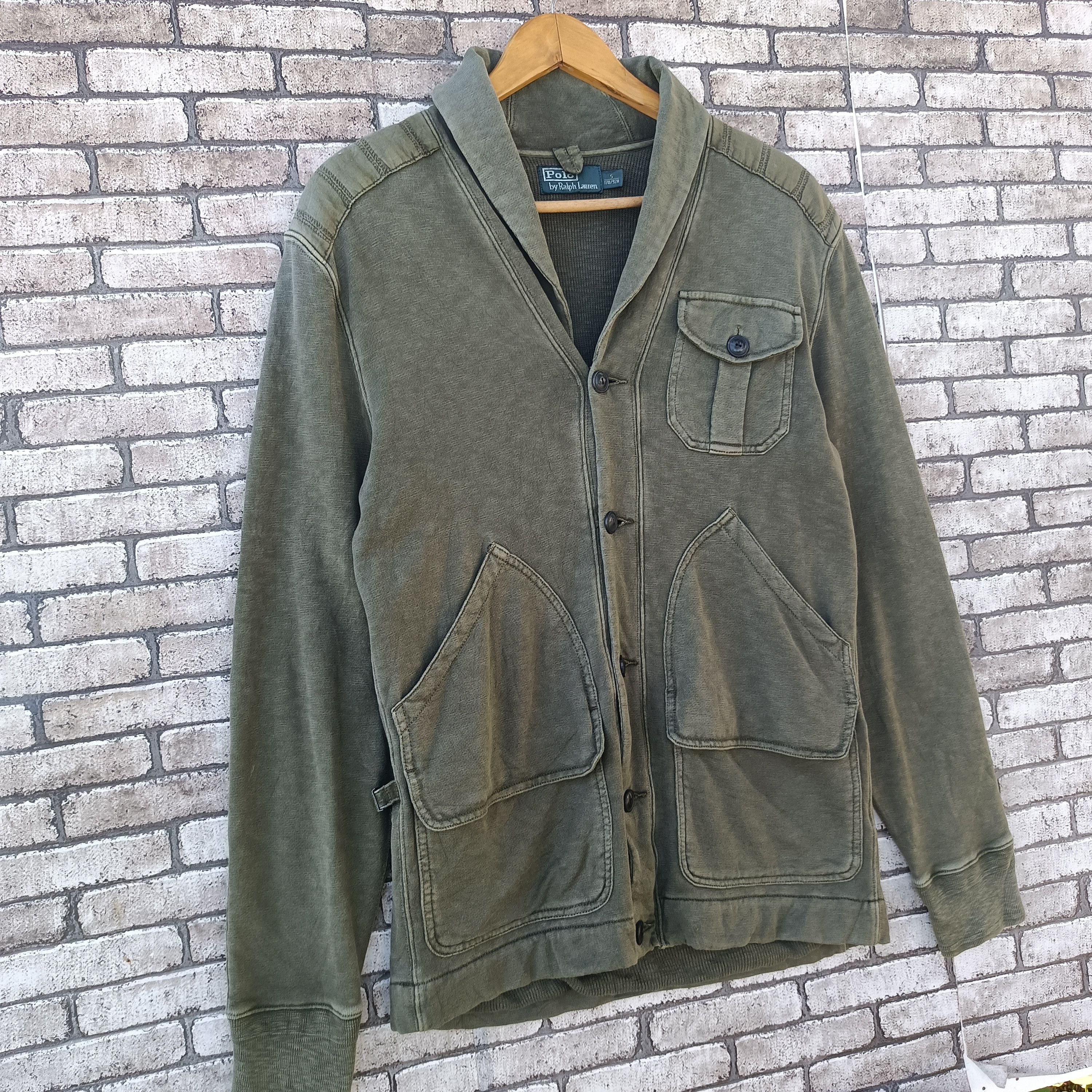 Polo Ralph Lauren × Ralph Lauren × Vintage Polo Ralph Lauren Cardigan Tactical Design Size S / US 4 / IT 40 - 2 Thumbnail