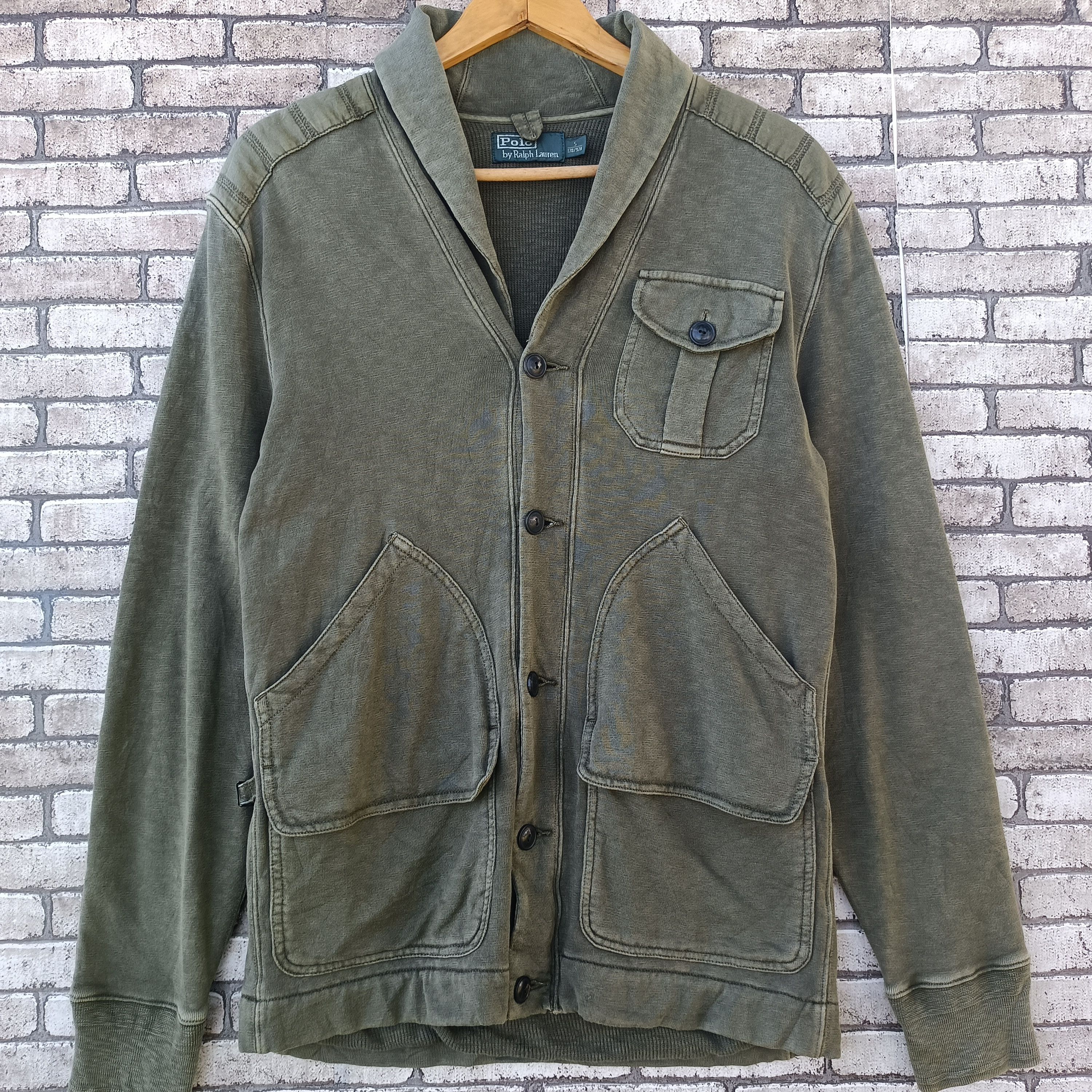 Polo Ralph Lauren × Ralph Lauren × Vintage Polo Ralph Lauren Cardigan Tactical Design Size S / US 4 / IT 40 - 3 Thumbnail