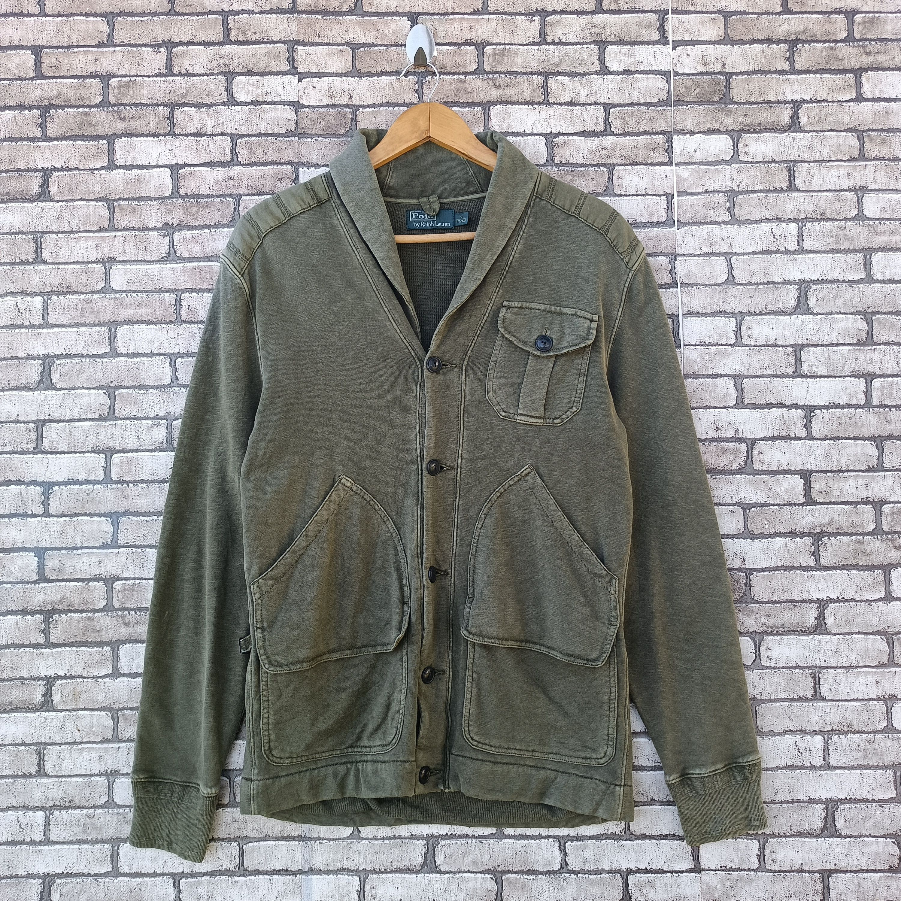 Polo Ralph Lauren × Ralph Lauren × Vintage Polo Ralph Lauren Cardigan Tactical Design Size S / US 4 / IT 40 - 1 Thumbnail
