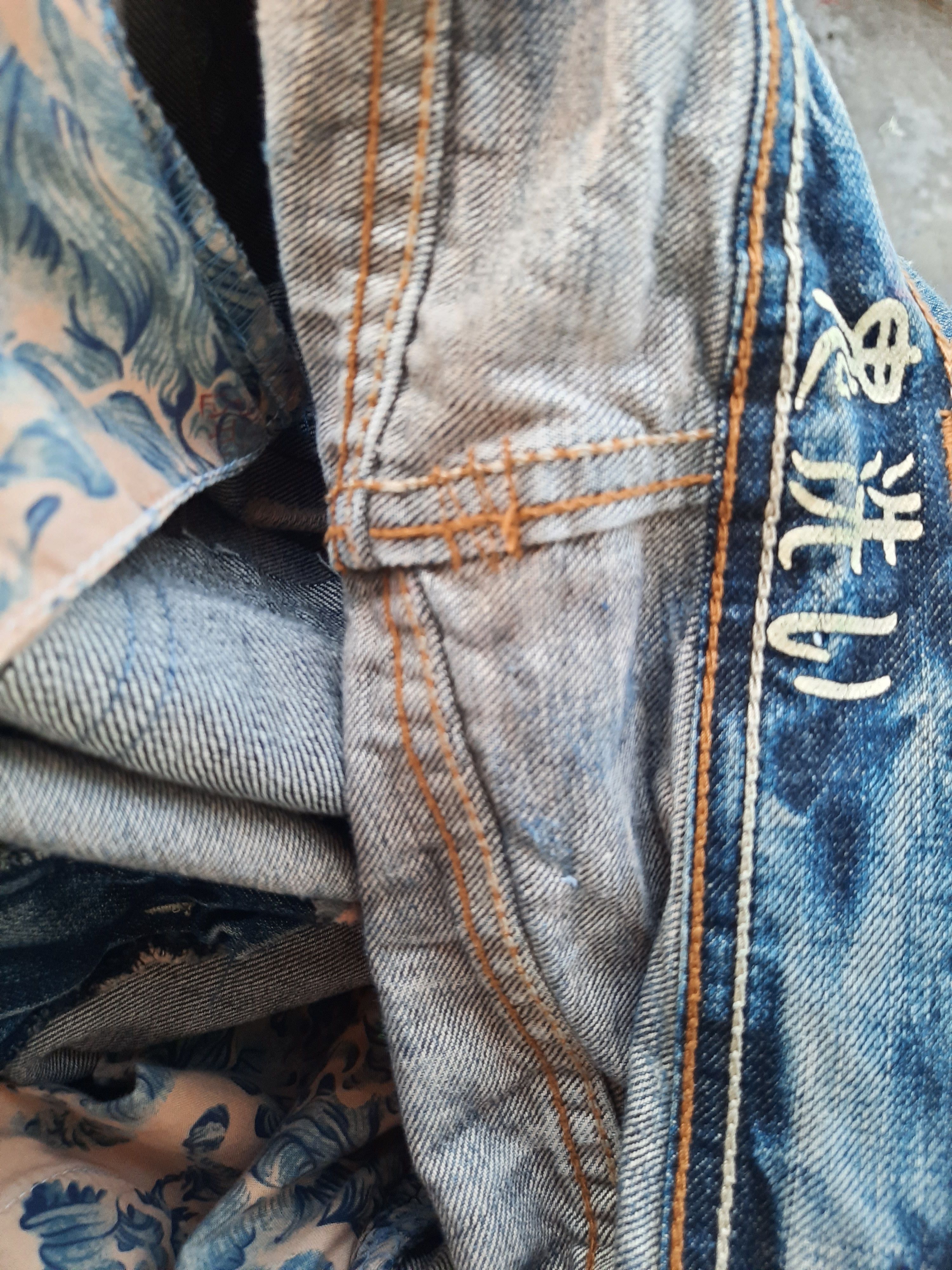 Japanese Brand Japanese Brand Oniarai Embroidery Devil Distressed Size US 34 / EU 50 - 6 Thumbnail