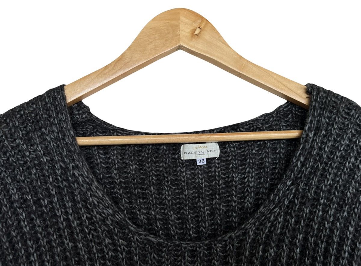 Balenciaga Balenciaga Grey Knitwear Sweater Size US M / EU 48-50 / 2 - 5 Thumbnail