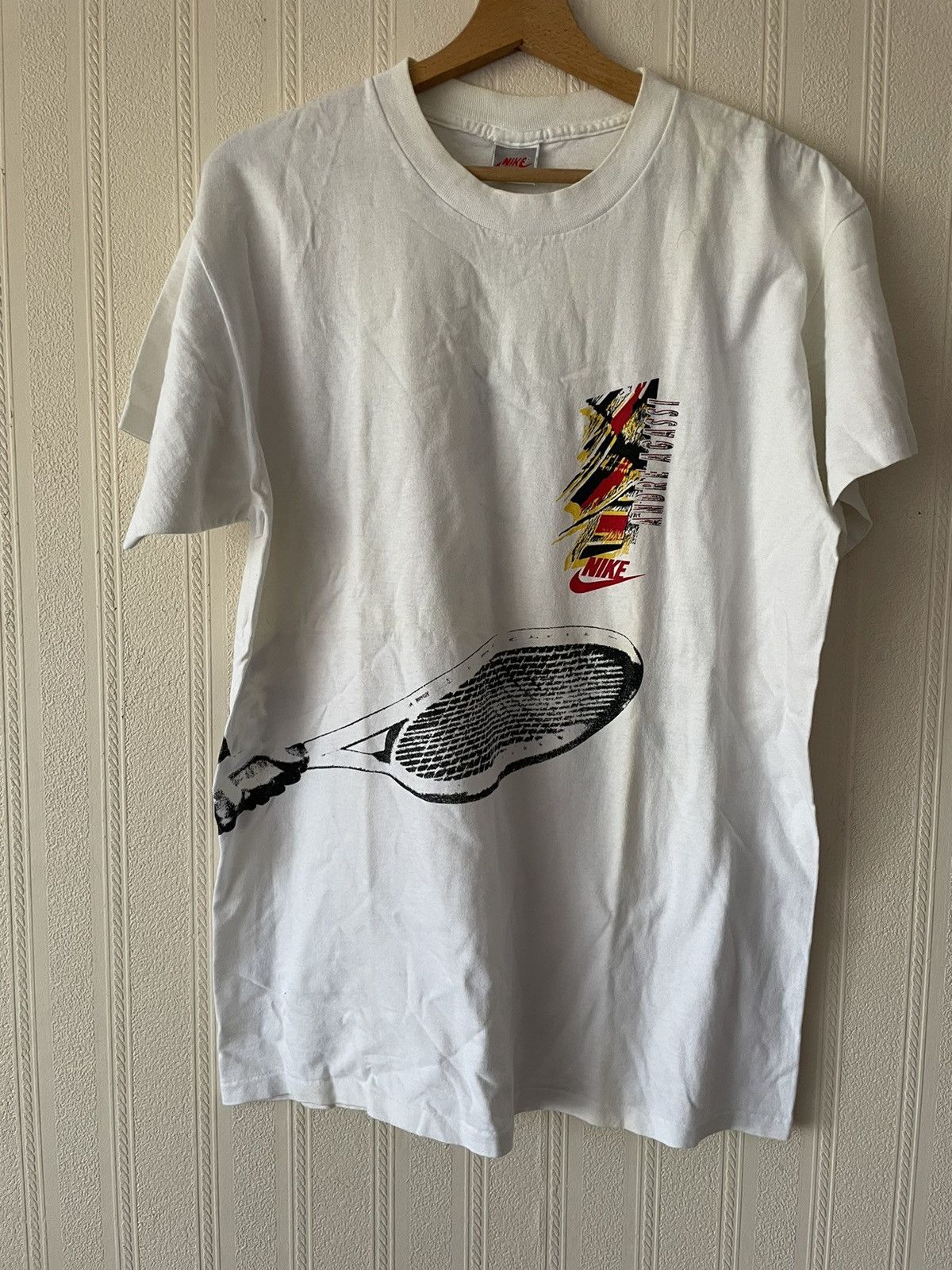 Nike Vintage Nike Andre Agassi 90s T-shirt Large Size US L / EU 52-54 / 3 - 2 Thumbnail