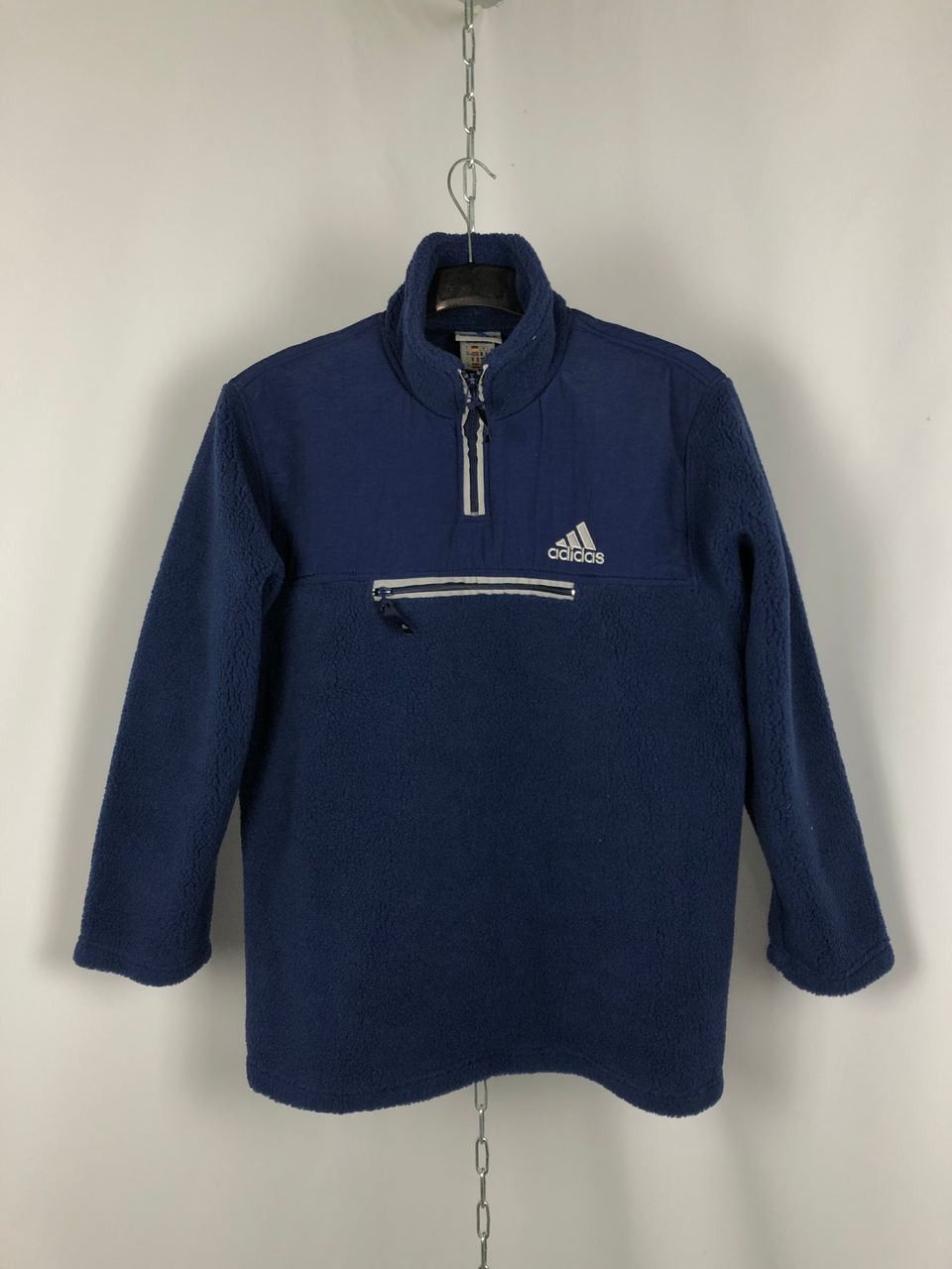 Adidas Adidas vintage fleece blue size S Size US S / EU 44-46 / 1 - 1 Thumbnail