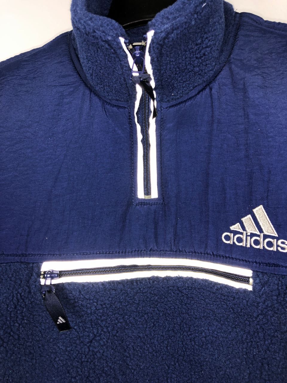 Adidas Adidas vintage fleece blue size S Size US S / EU 44-46 / 1 - 3 Thumbnail