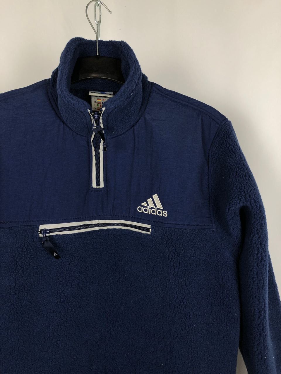 Adidas Adidas vintage fleece blue size S Size US S / EU 44-46 / 1 - 2 Thumbnail