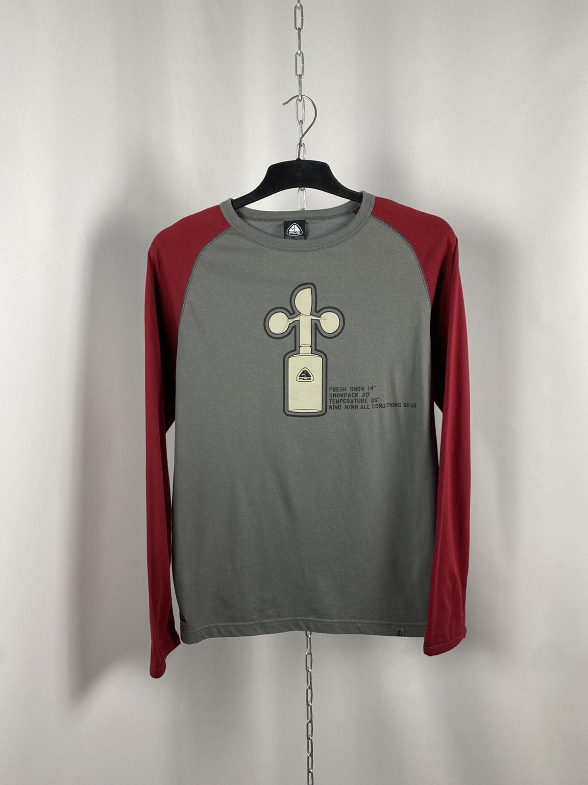 Nike ACG Nike acg long sleeve gray size M Size US M / EU 48-50 / 2 - 1 Thumbnail