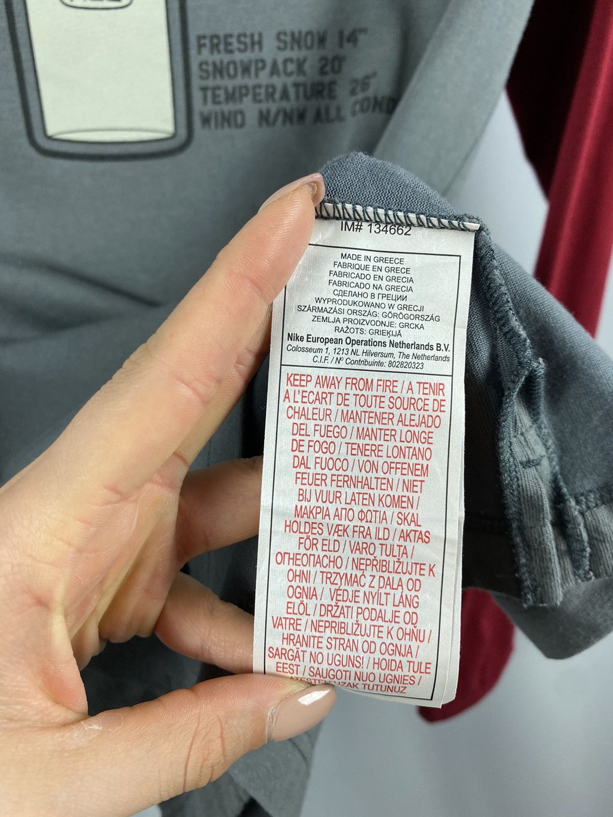 Nike ACG Nike acg long sleeve gray size M Size US M / EU 48-50 / 2 - 5 Thumbnail