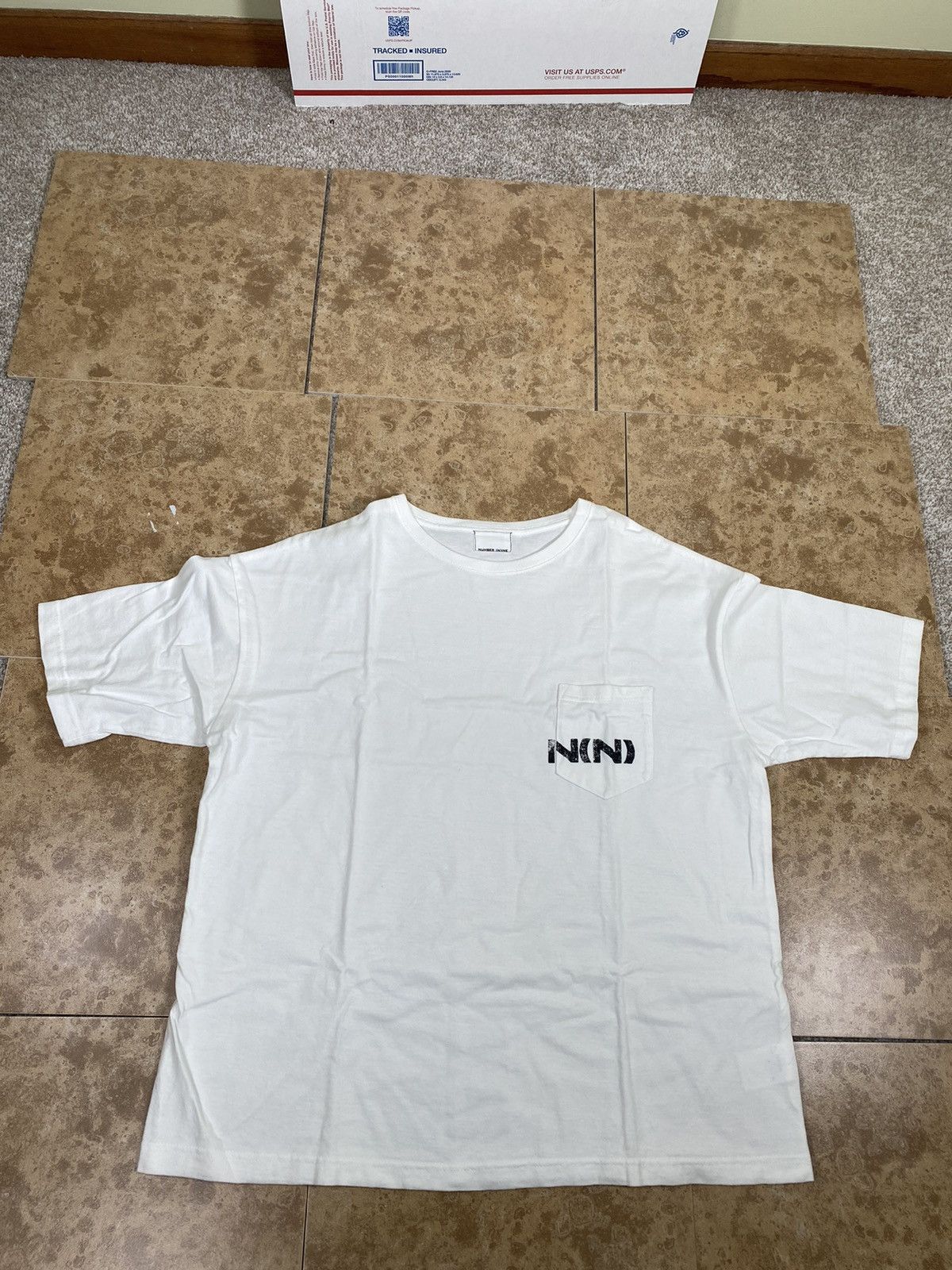 Japanese Brand Number Nine Pocket Tee Size US S / EU 44-46 / 1 - 1 Thumbnail