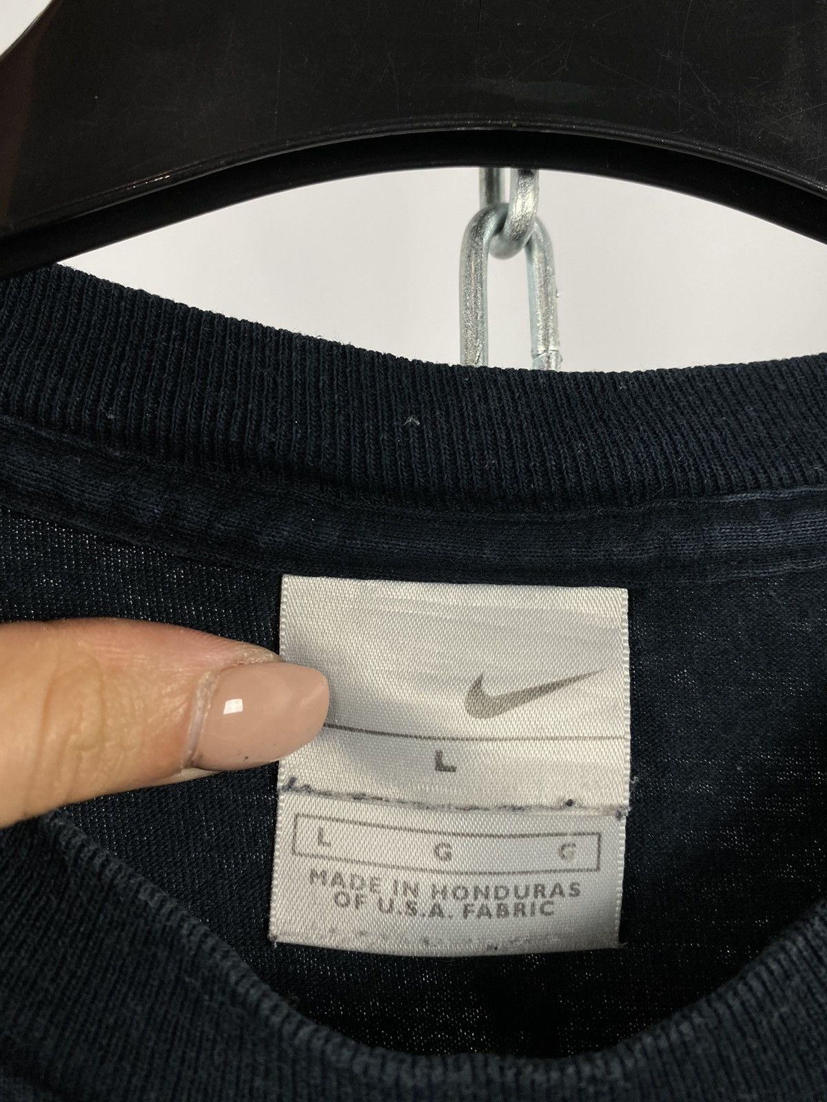 Nike × Vintage Nike vintage T-shirts swoosh size L Size US L / EU 52-54 / 3 - 3 Thumbnail