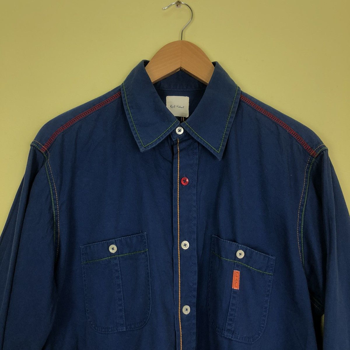 Karl Helmut Karl Helmut Shirt Button Ups Size US L / EU 52-54 / 3 - 3 Thumbnail