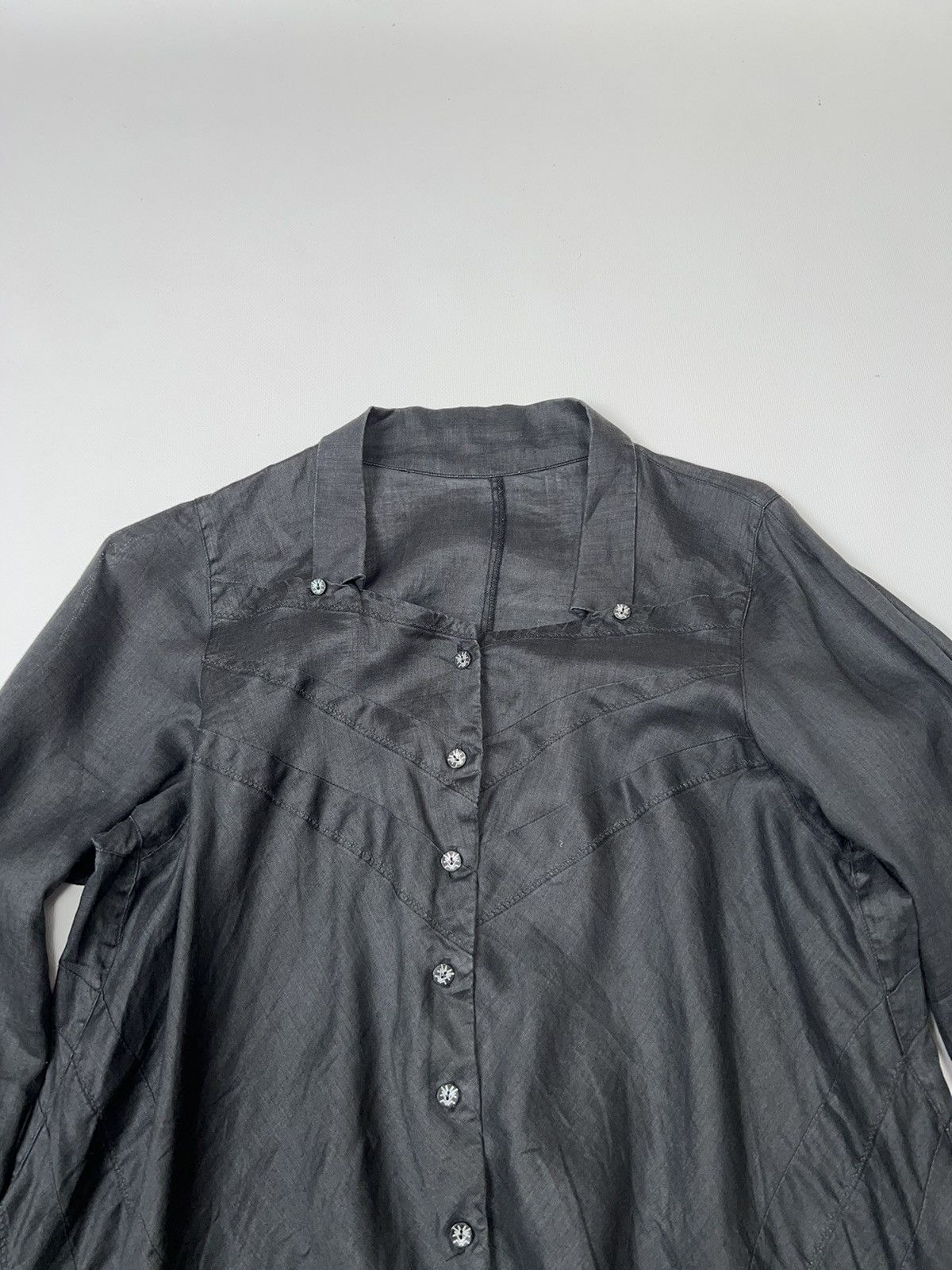 Marithe + Francois Girbaud Marithe Francois Girbaud Ramie Shirt Oversized Avantgarde Size L / US 10 / IT 46 - 8 Thumbnail