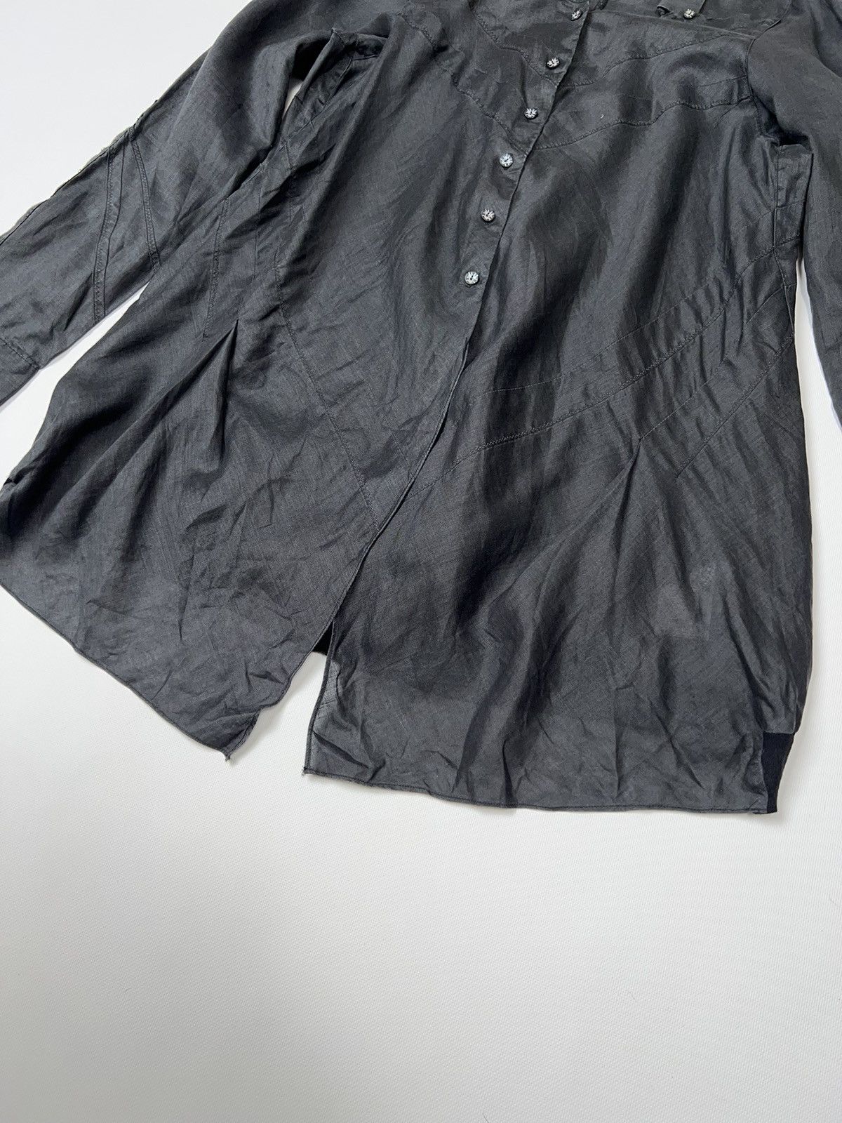 Marithe + Francois Girbaud Marithe Francois Girbaud Ramie Shirt Oversized Avantgarde Size L / US 10 / IT 46 - 9 Thumbnail