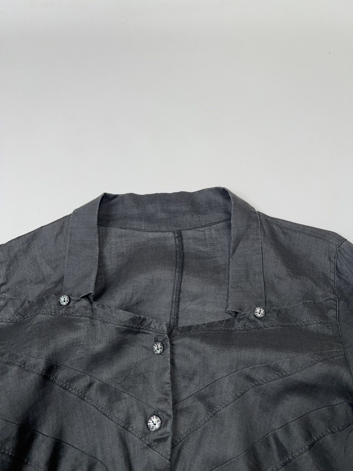 Marithe + Francois Girbaud Marithe Francois Girbaud Ramie Shirt Oversized Avantgarde Size L / US 10 / IT 46 - 7 Thumbnail