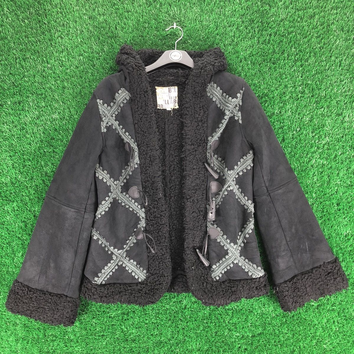 Billabong Vintage 80's Billabong Duffle Jacket Hoodie Sherpa Lining Size US S / EU 44-46 / 1 - 4 Thumbnail