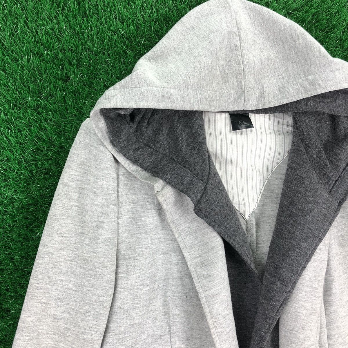 Japanese Brand Vintage Sweater Coat Hoodie 2 Layer by NIR Art Works Size US S / EU 44-46 / 1 - 2 Thumbnail