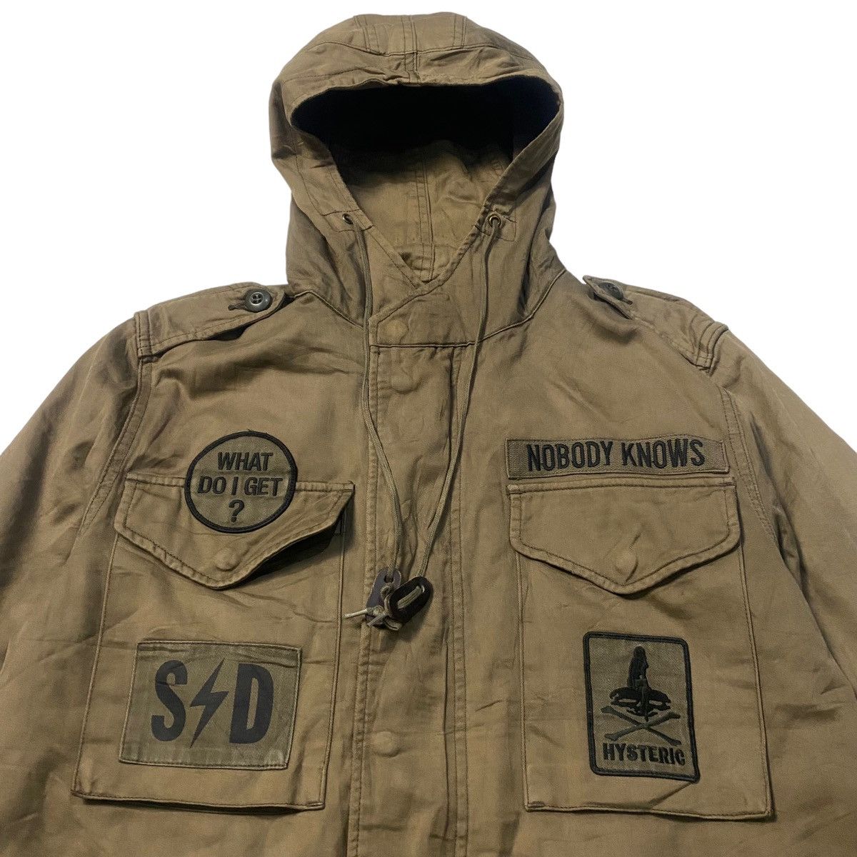 image of Hysteric Glamour What Do I Get Buzzcocks M65 Field Jacket, Men's (Size Medium)