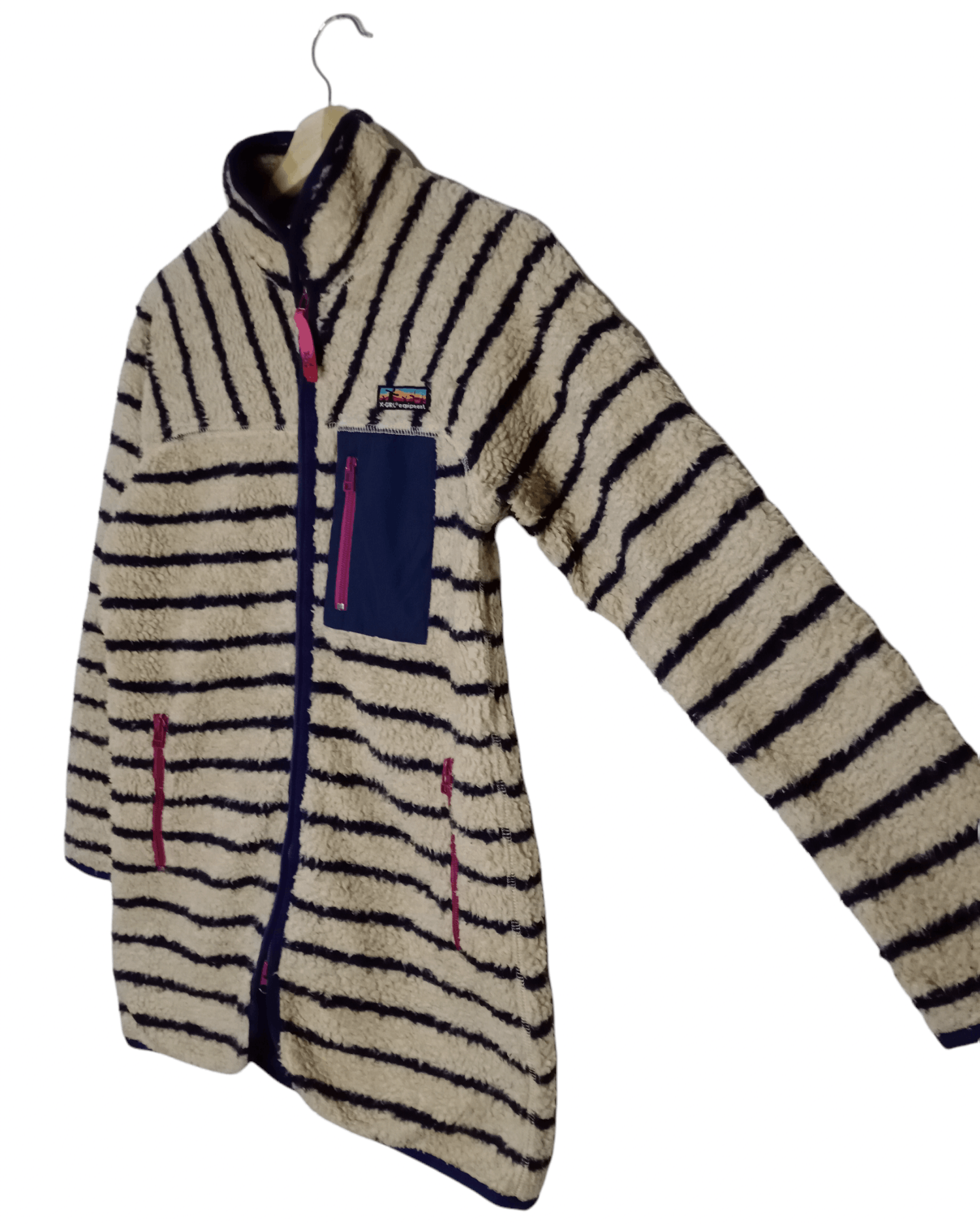 Japanese Brand X-GIRL Equipment Fleece Zipper Women Jacket Size S / US 4 / IT 40 - 2 Thumbnail