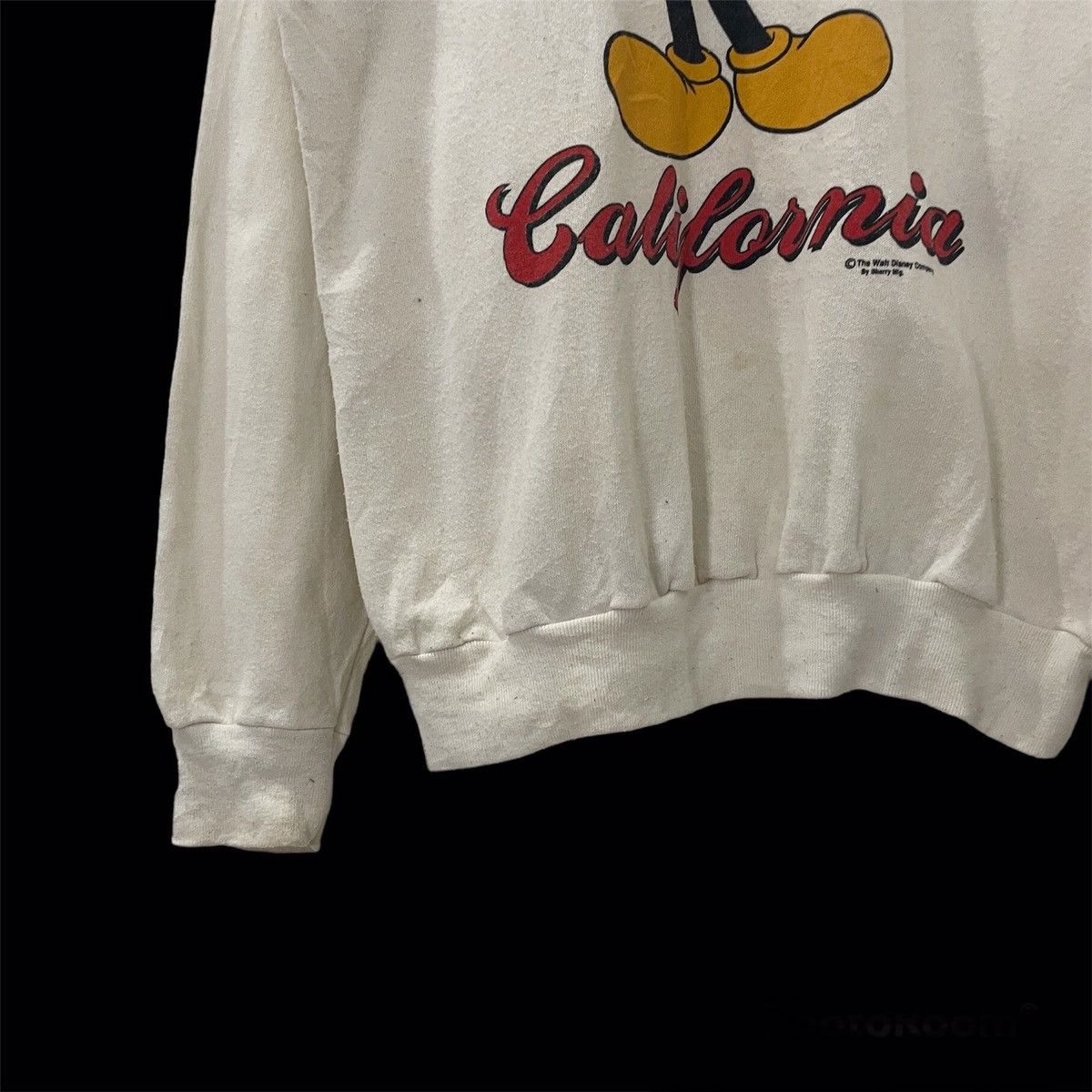 Mickey Mouse Vintage 90s Mickey Mouse Big Logo Sweatshirt Size US M / EU 48-50 / 2 - 3 Thumbnail
