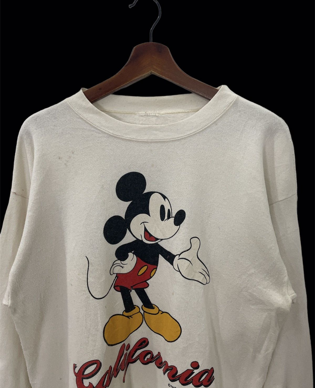 Mickey Mouse Vintage 90s Mickey Mouse Big Logo Sweatshirt Size US M / EU 48-50 / 2 - 4 Thumbnail