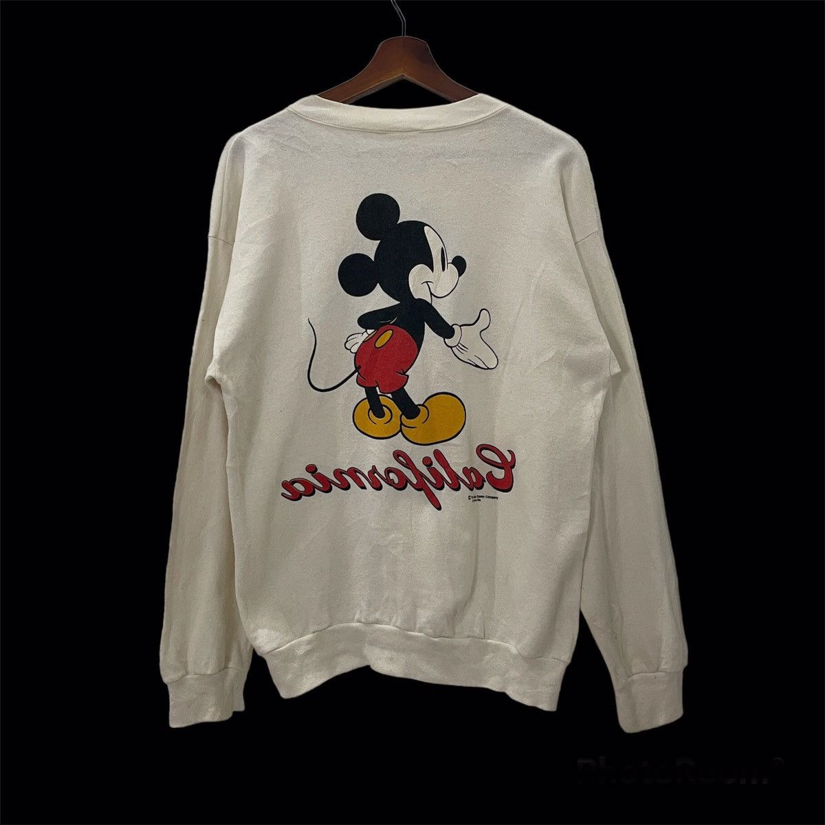 Mickey Mouse Vintage 90s Mickey Mouse Big Logo Sweatshirt Size US M / EU 48-50 / 2 - 6 Thumbnail