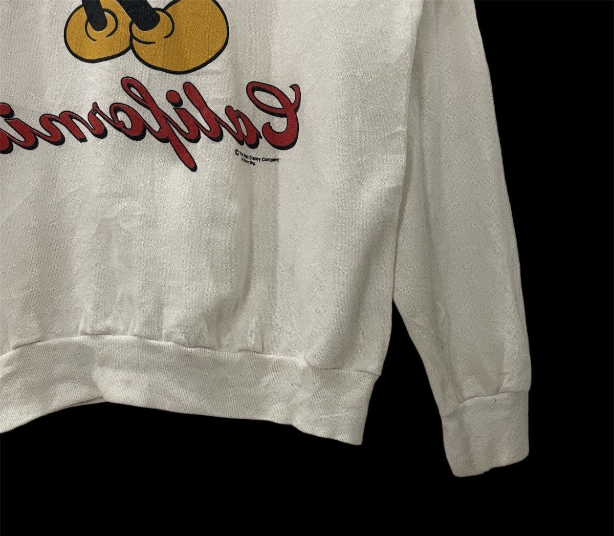 Mickey Mouse Vintage 90s Mickey Mouse Big Logo Sweatshirt Size US M / EU 48-50 / 2 - 7 Thumbnail