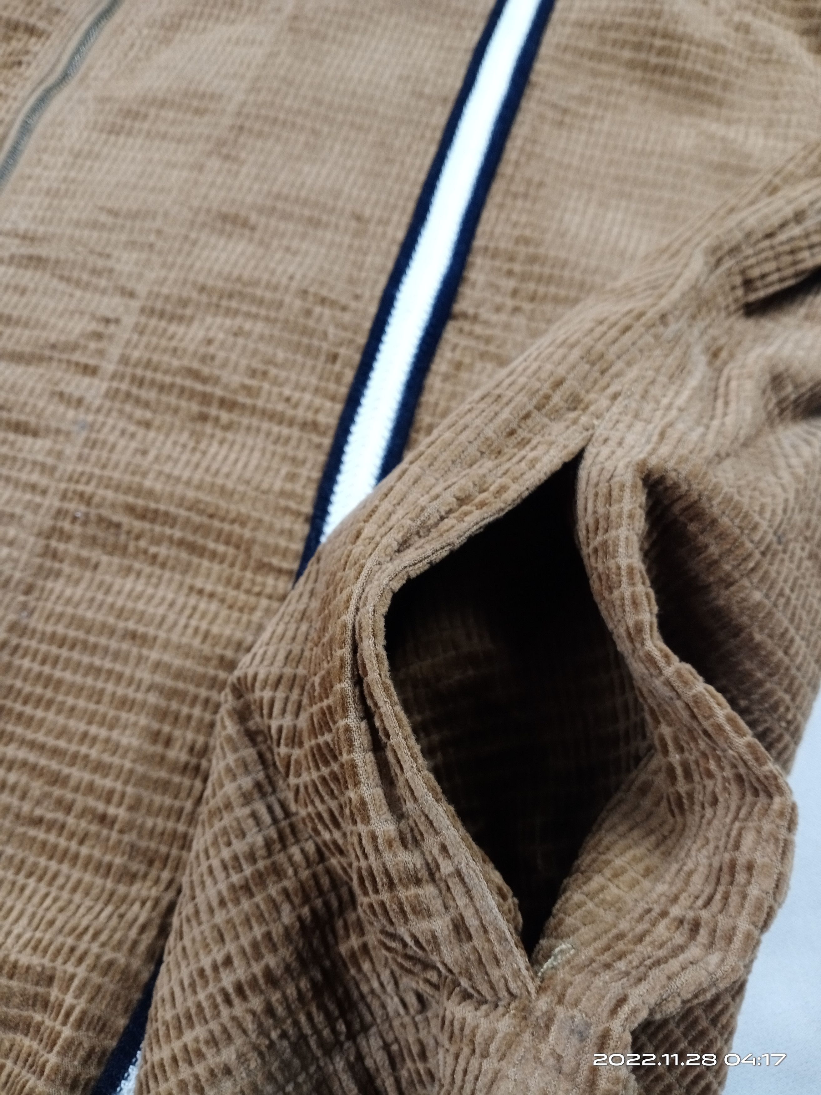 Vintage 💥RARE💥Vintage 70s Bear Corduroy Zipper Jacket Size US XL / EU 56 / 4 - 4 Thumbnail
