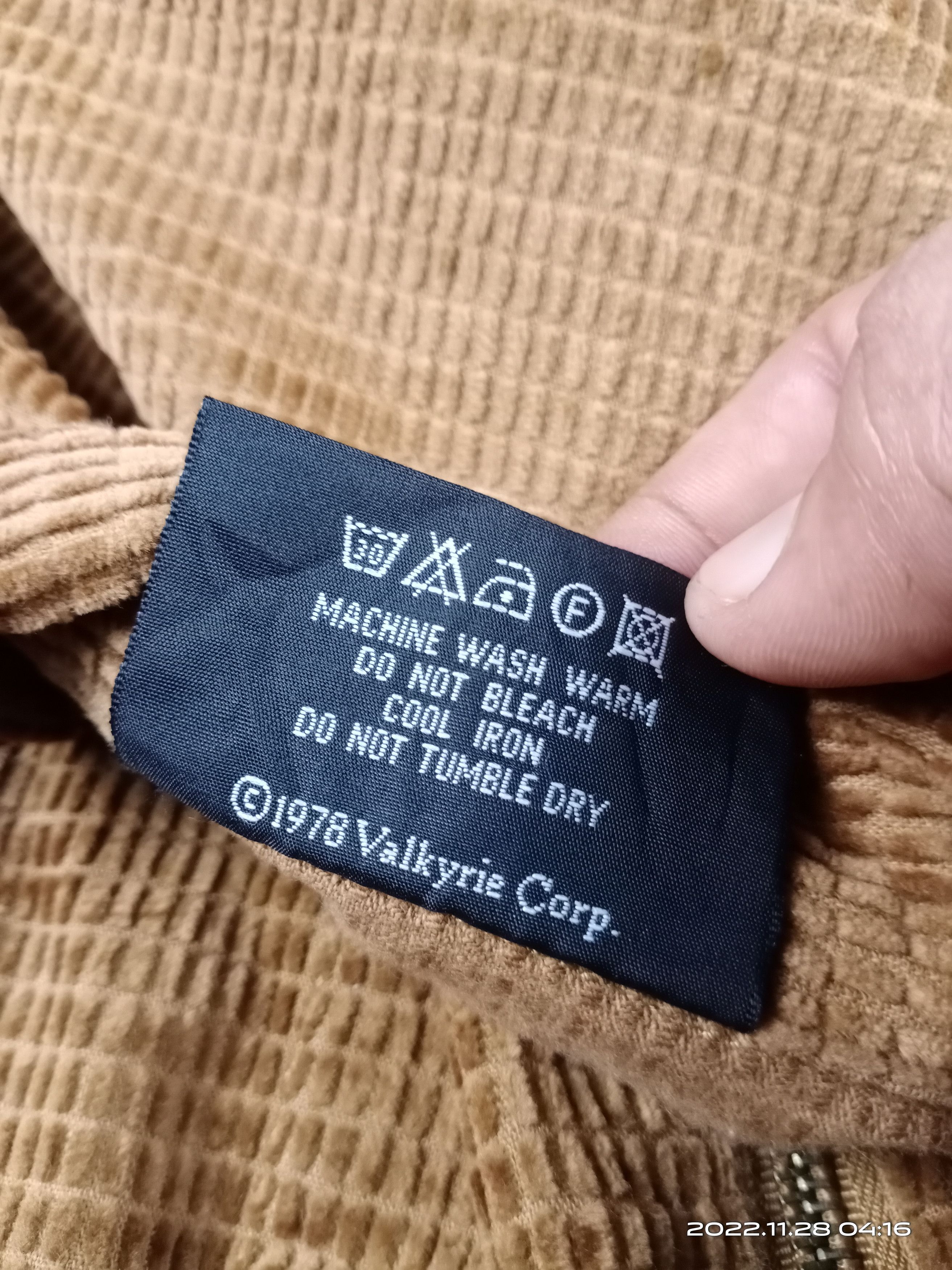 Vintage 💥RARE💥Vintage 70s Bear Corduroy Zipper Jacket Size US XL / EU 56 / 4 - 9 Thumbnail