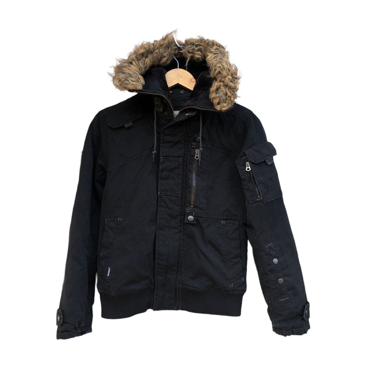 Avirex Avirex military fur sherpa heavy down jacket Size S / US 4 / IT 40 - 1 Thumbnail