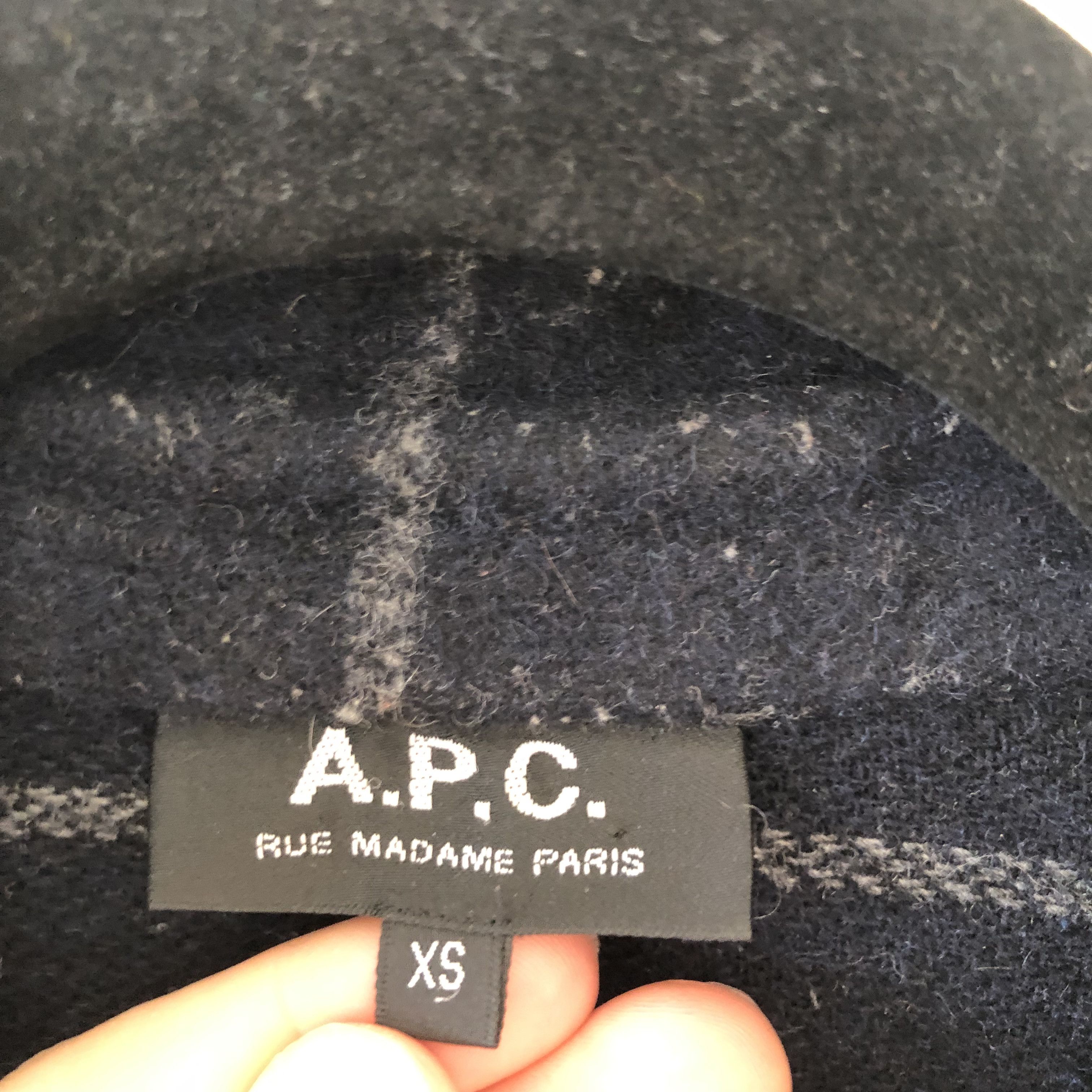 A.P.C. A.P.C Wool Check Flannel Size US XS / EU 42 / 0 - 2 Thumbnail