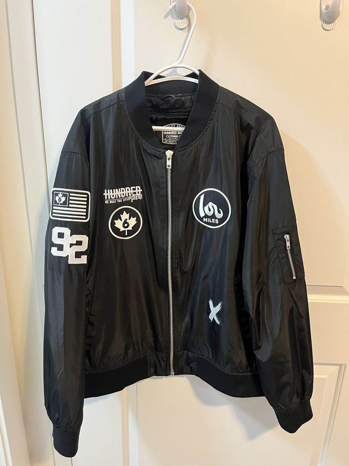 Other × Rap Tees 100 miles “We Built This City” bomber jacket Size US L / EU 52-54 / 3 - 1 Thumbnail