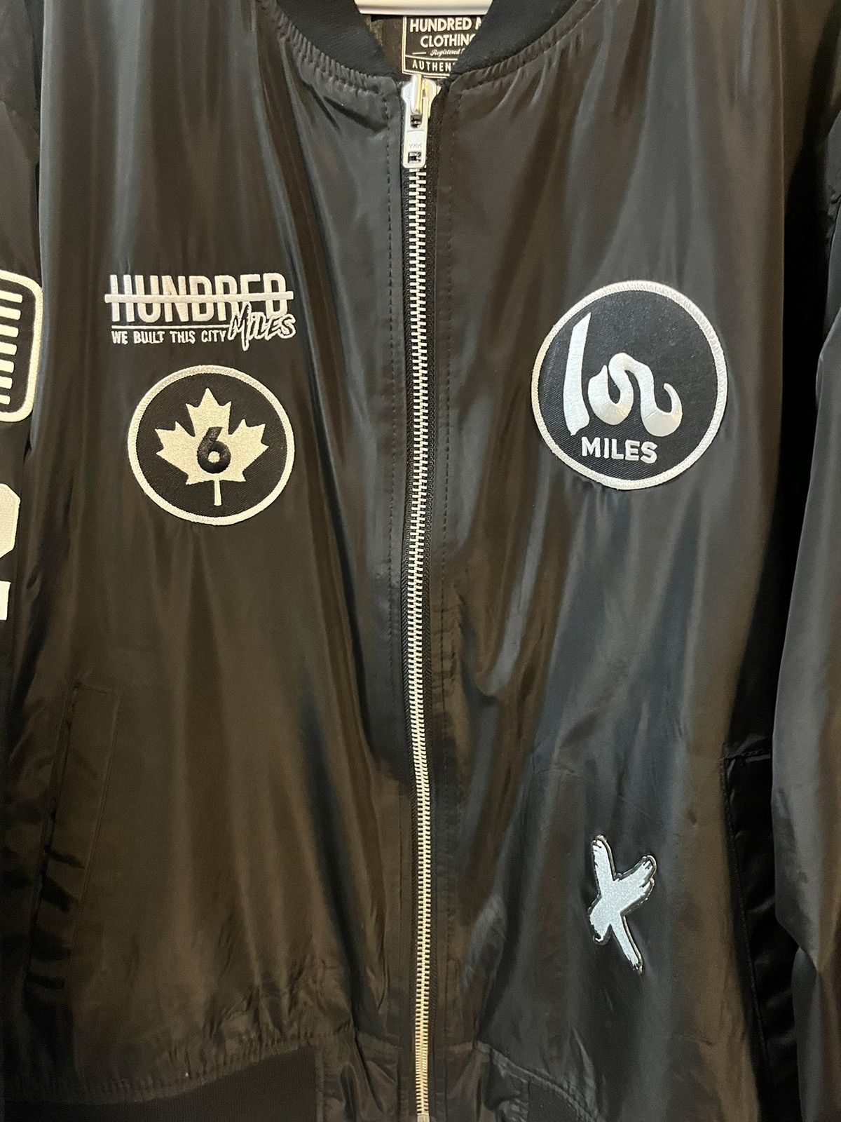 Other × Rap Tees 100 miles “We Built This City” bomber jacket Size US L / EU 52-54 / 3 - 5 Thumbnail