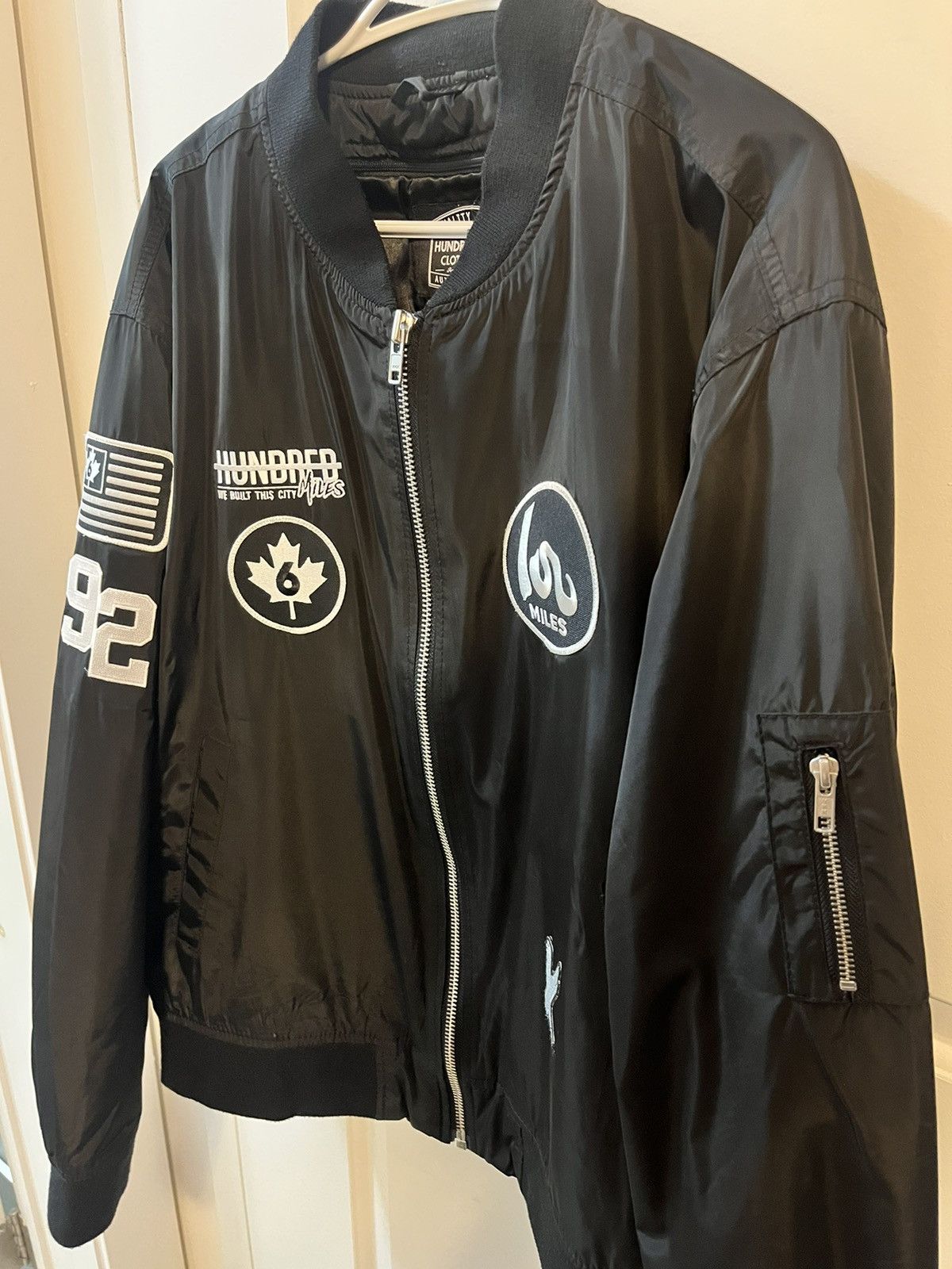 Other × Rap Tees 100 miles “We Built This City” bomber jacket Size US L / EU 52-54 / 3 - 3 Thumbnail