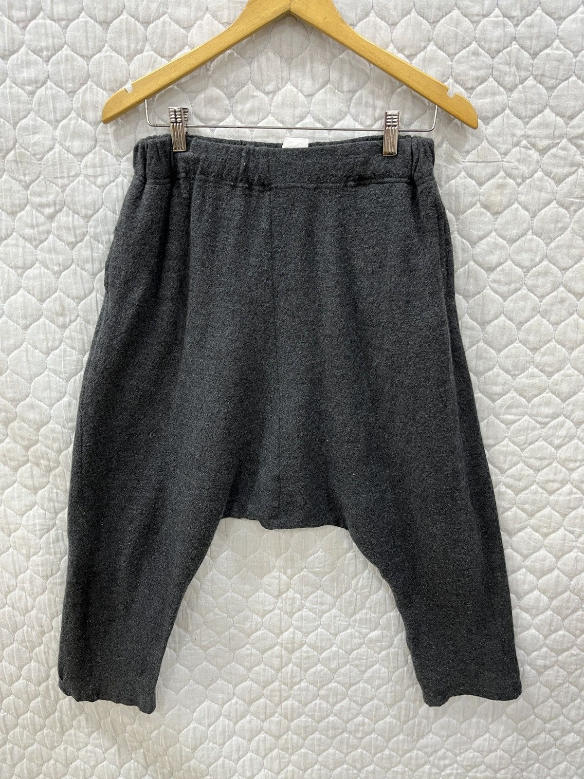 image of Archival Clothing x Issey Miyake (Oooo). Issey Miyake Plantation Crotch Pants in Grey (Size 34)