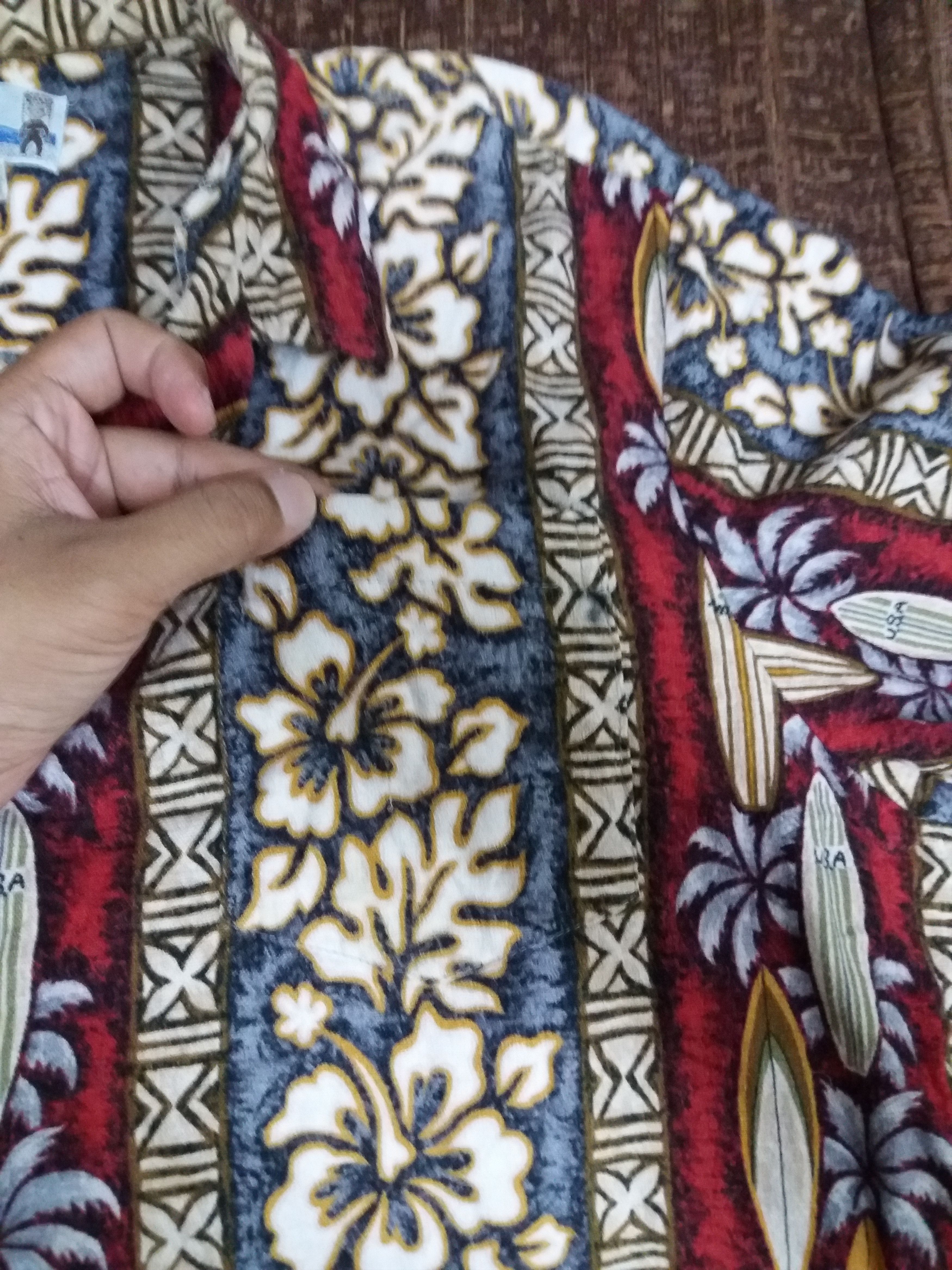 Vintage Vintage barkclothes hawaii shirt made in hawaii usa byC. Size US XL / EU 56 / 4 - 6 Thumbnail