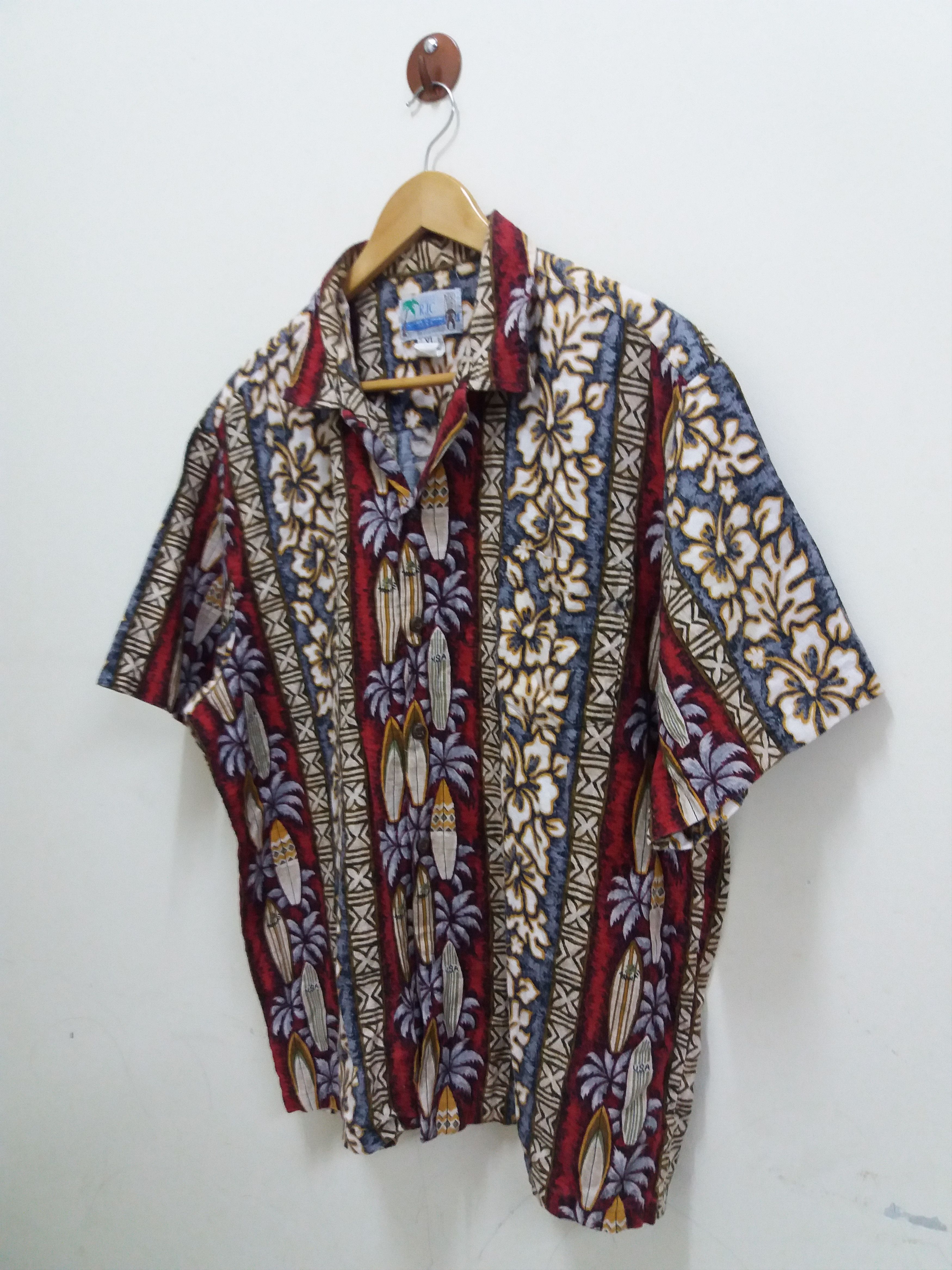 Vintage Vintage barkclothes hawaii shirt made in hawaii usa byC. Size US XL / EU 56 / 4 - 3 Thumbnail