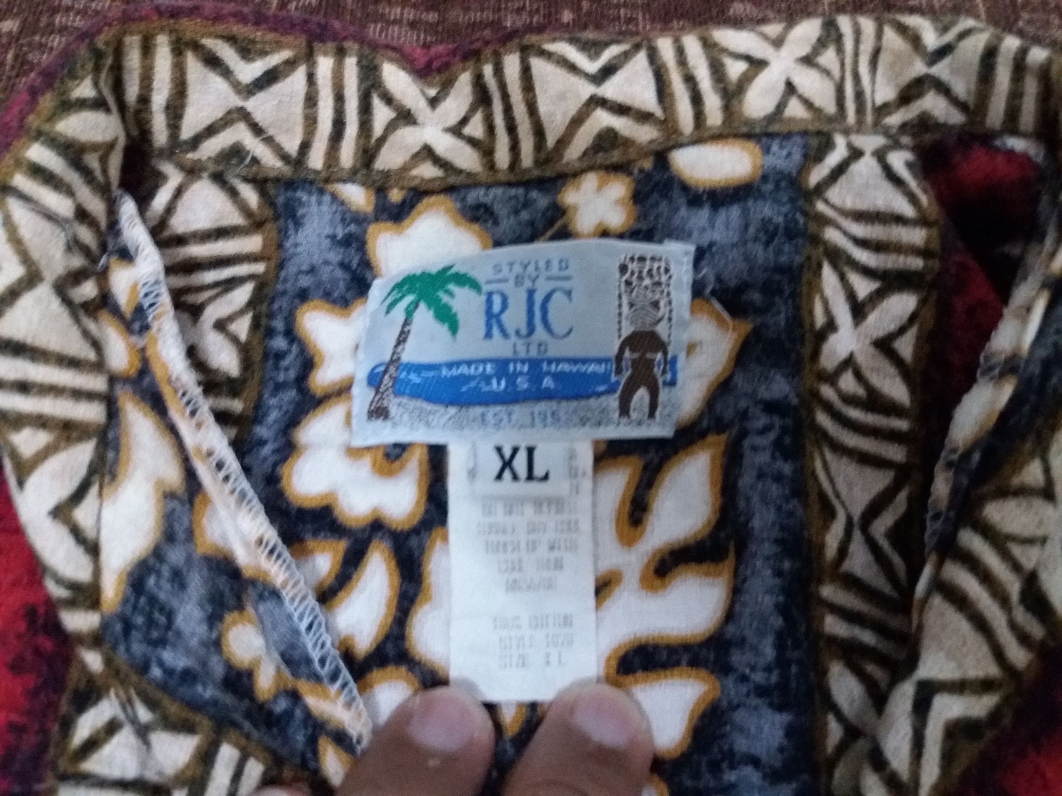 Vintage Vintage barkclothes hawaii shirt made in hawaii usa byC. Size US XL / EU 56 / 4 - 5 Thumbnail